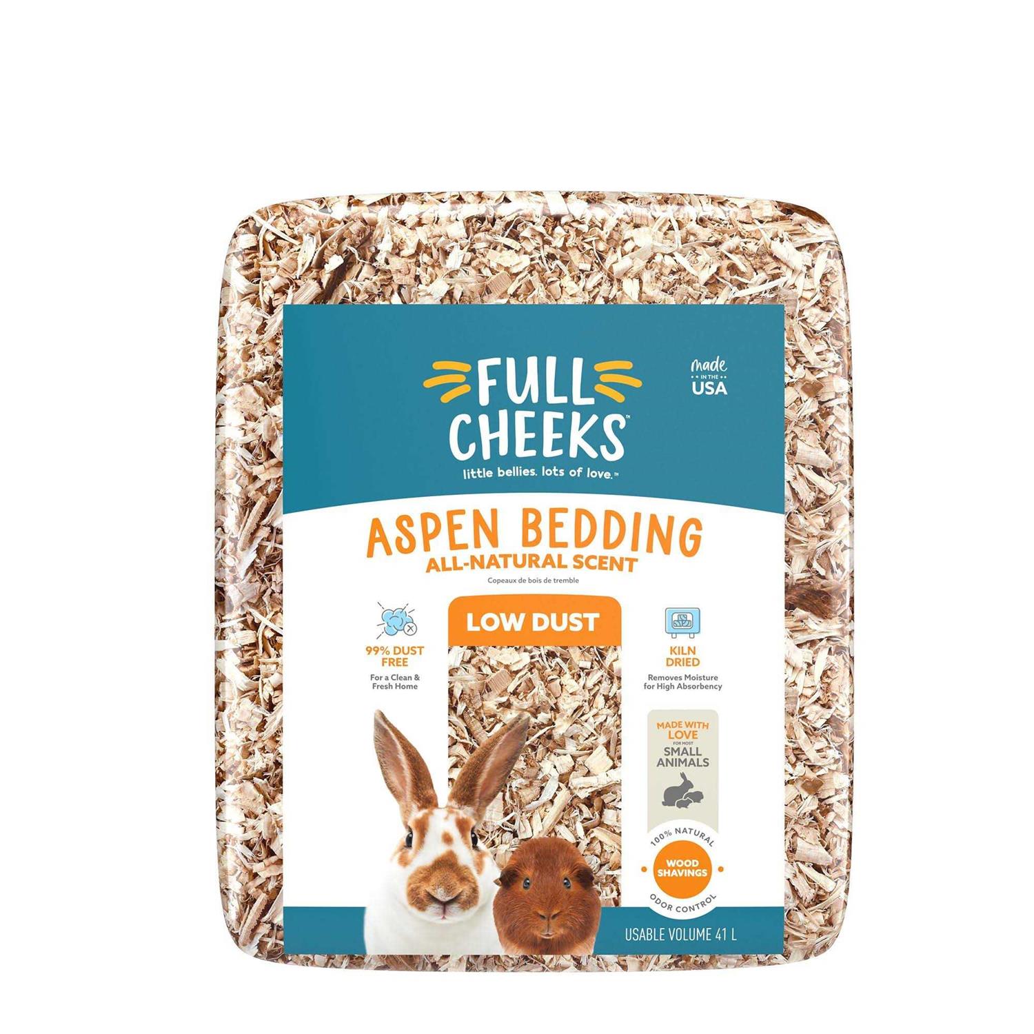 Full Cheeks Small Pet Aspen Bedding - Healthber