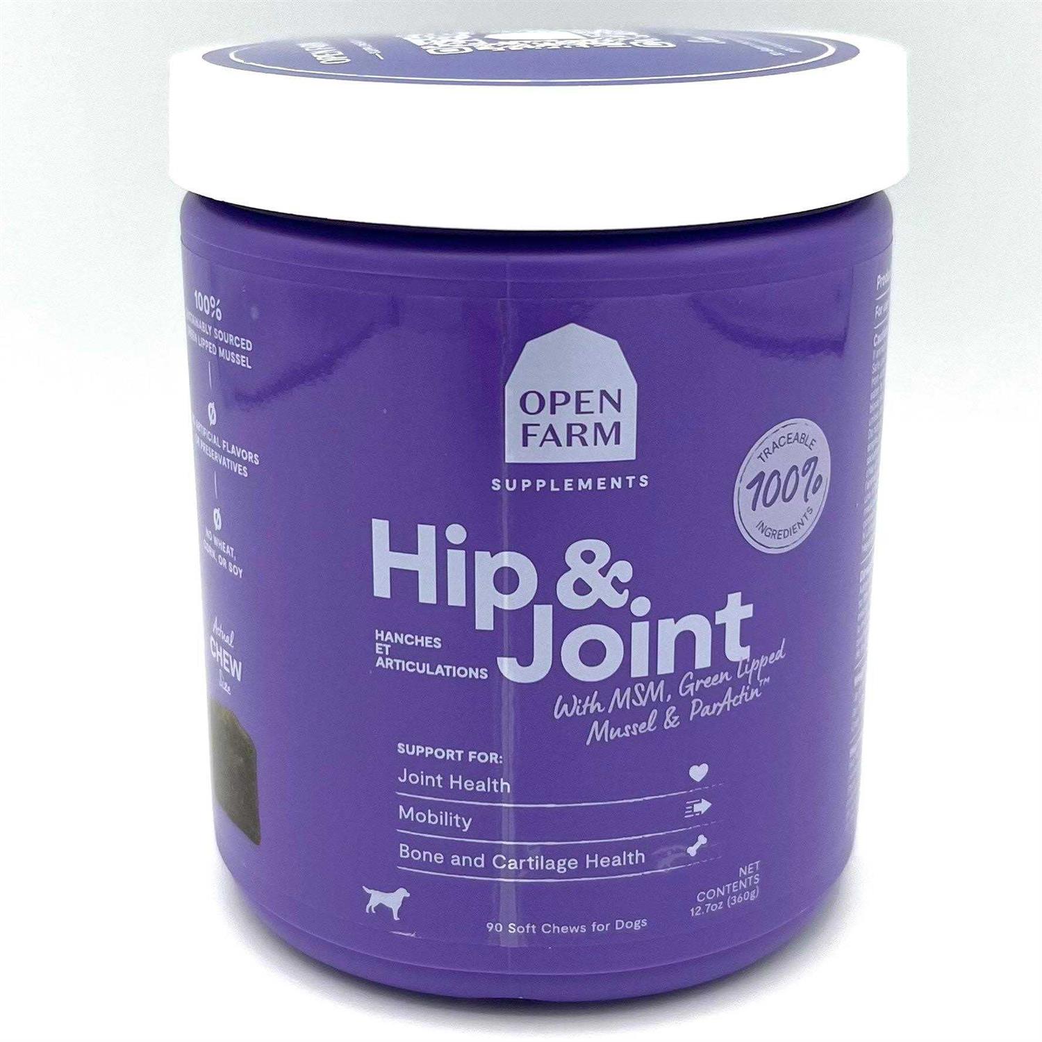 Open Farm Dog Supplement Hip & Joint Chews - Healthber