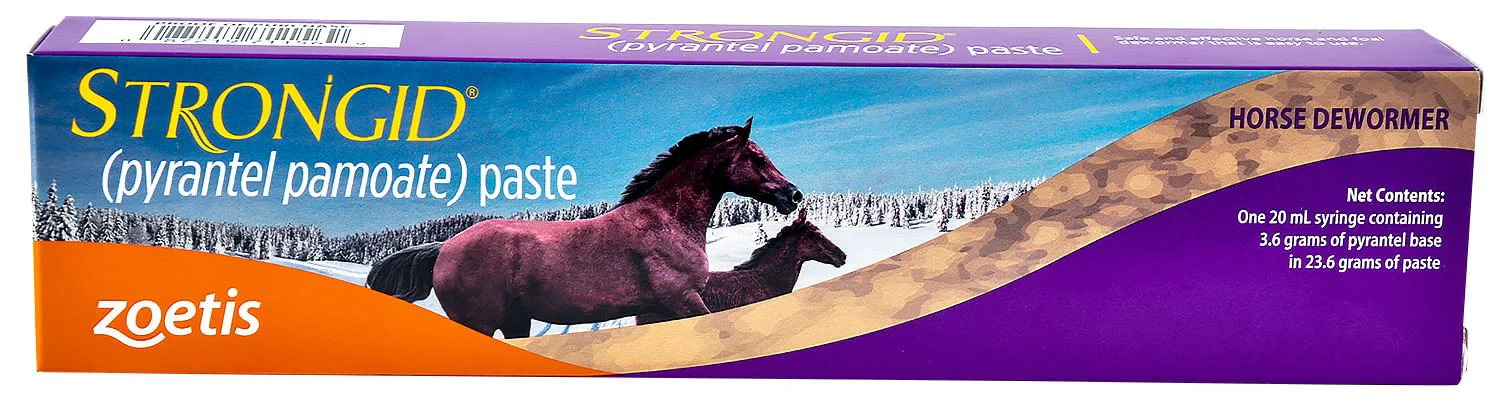 Strongid (pyrantel pamoate) Horse Dewormer - Healthber