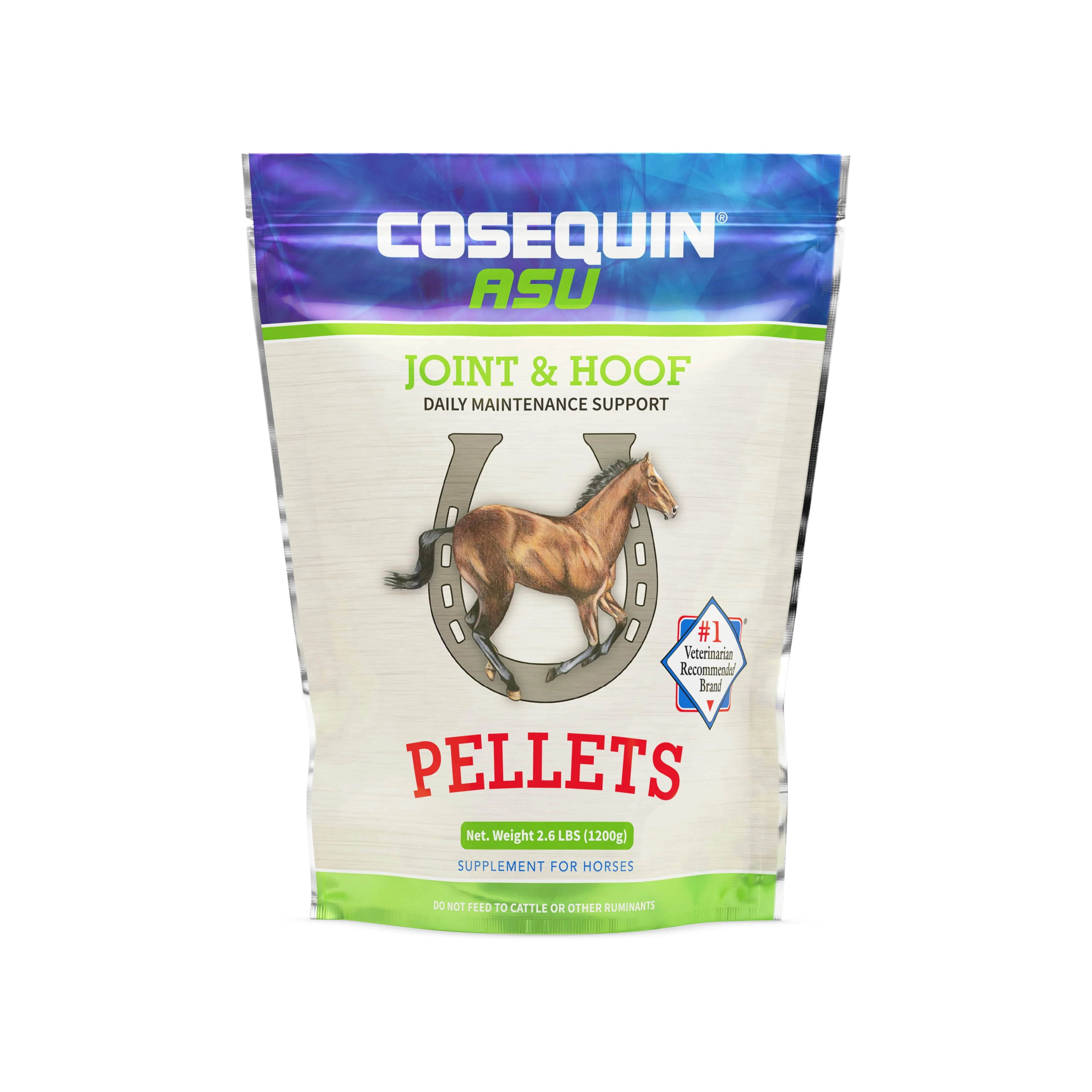 Nutramax Cosequin ASU Joint & Hoof Pellets Joint Health Supplement for Horses - Healthber