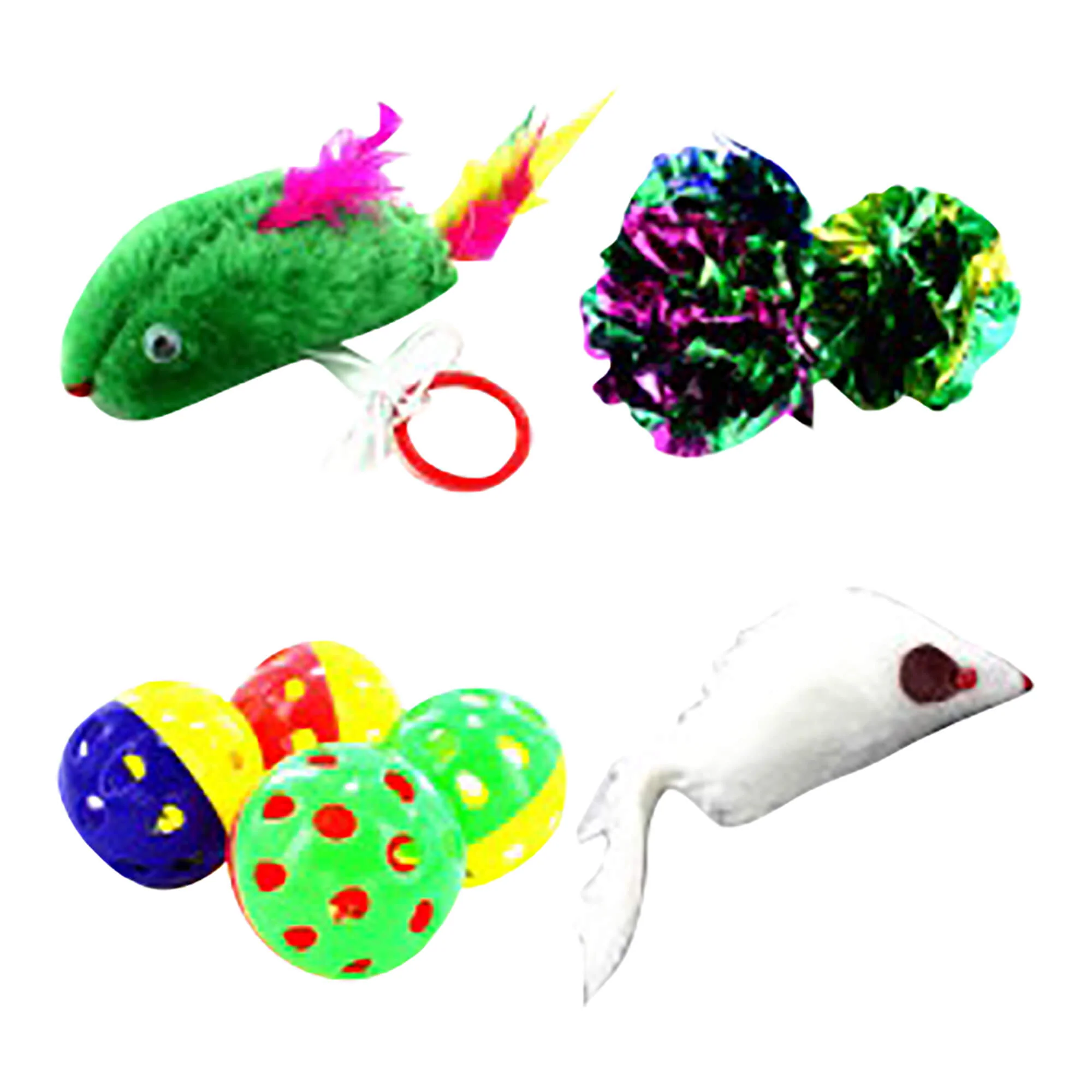 Cat Toys, Assorted, 4 pk - Healthber