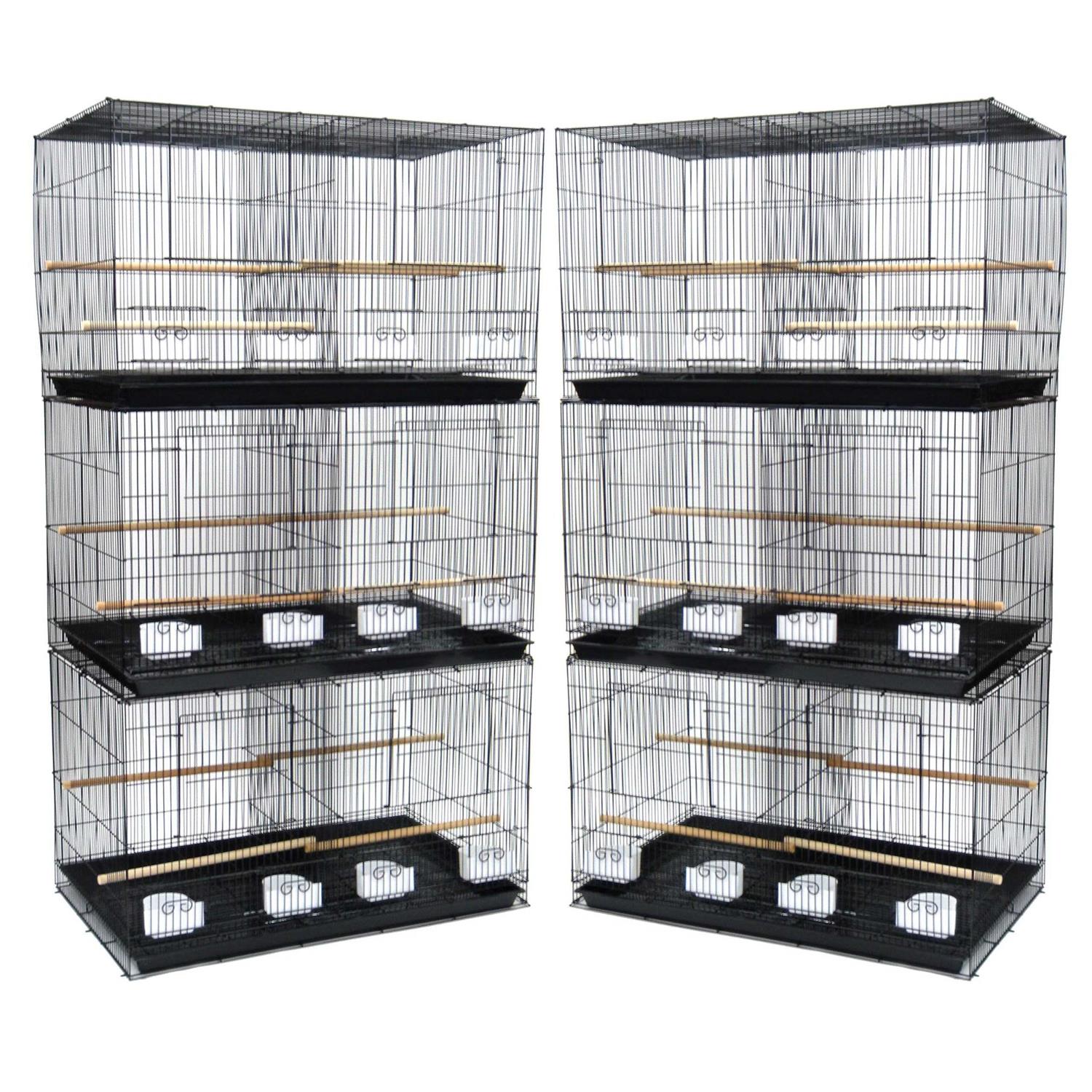 YML Lot of 6 Small Breeding Cages Black - Healthber