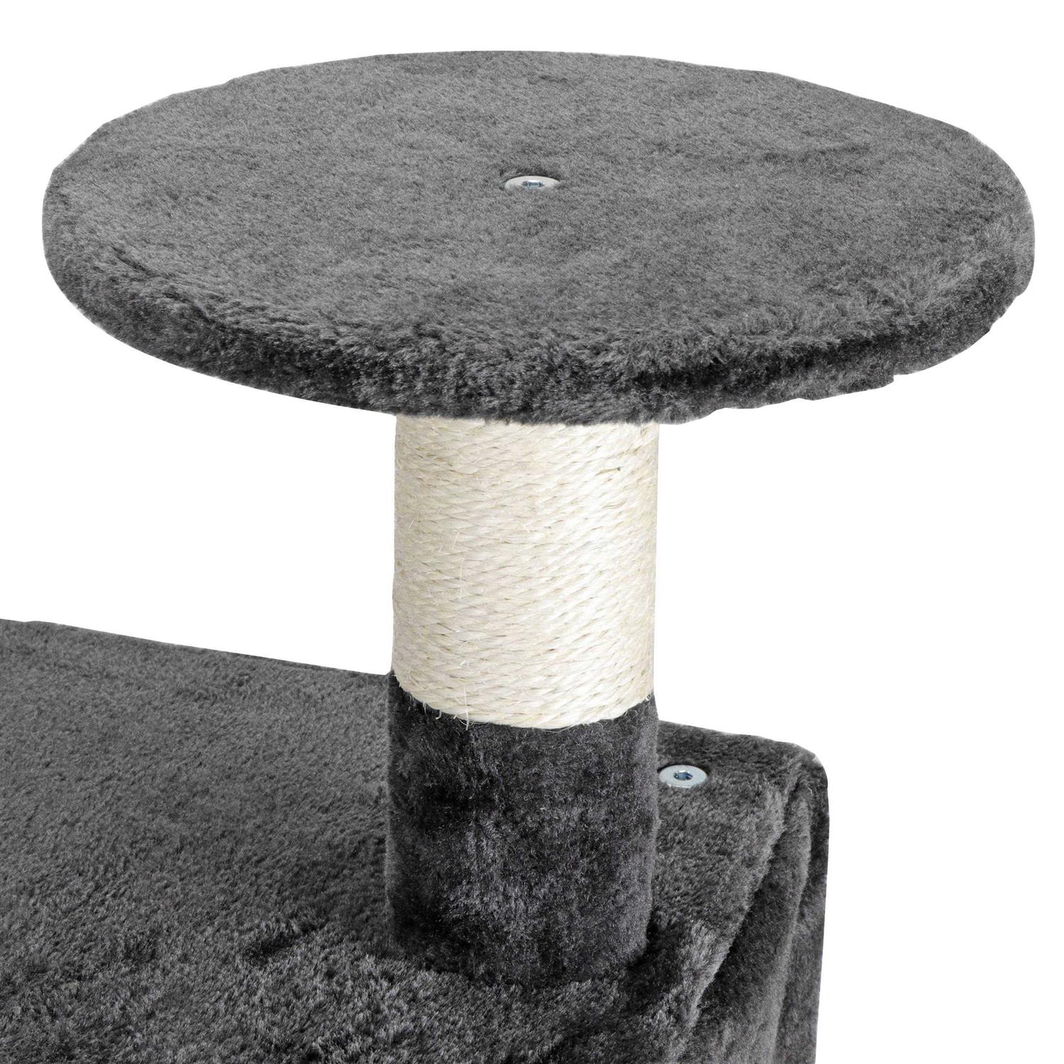 ZENY 53 Cat Tree Multi-Levels Condos Scratching Post Tower Play House - Healthber