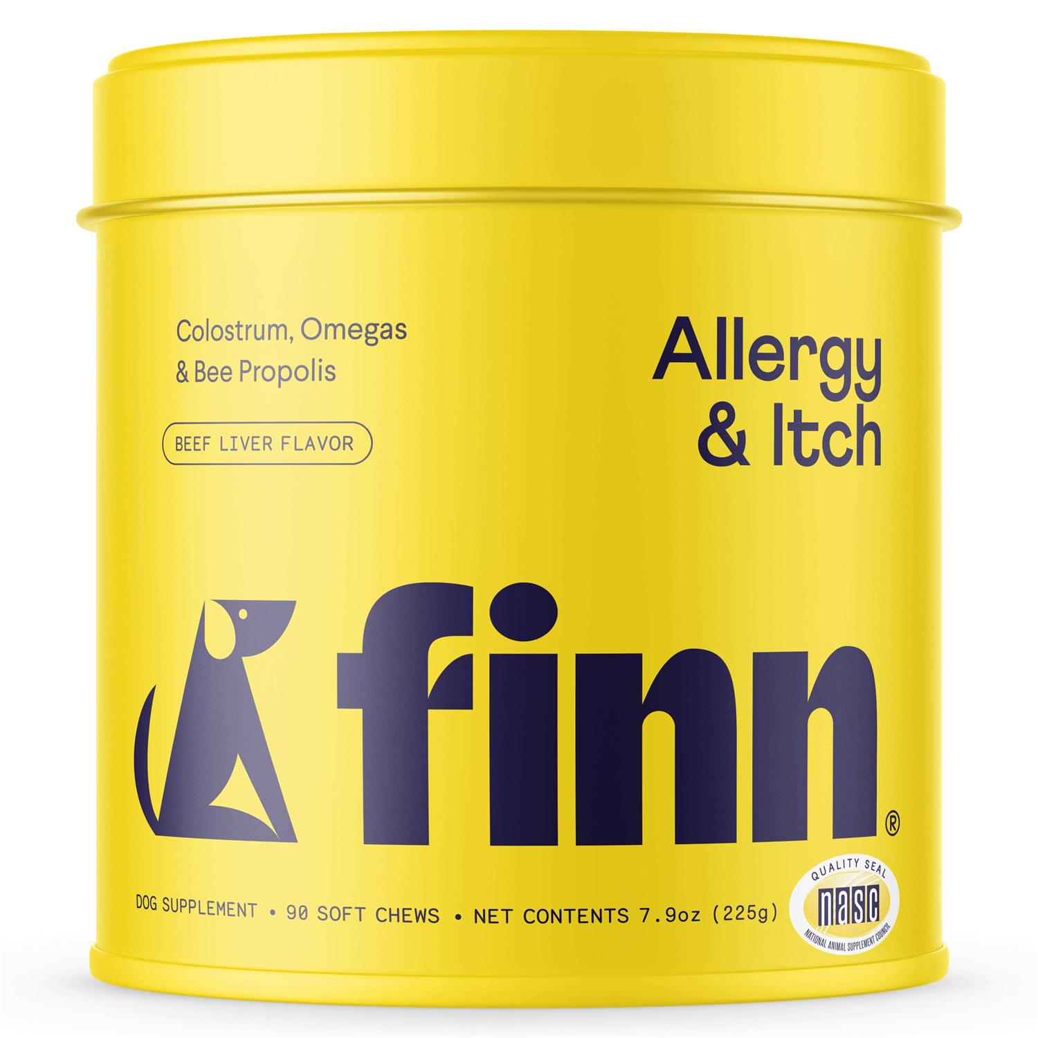 Finn Allergy & Itch Supplement for Dogs - Healthber