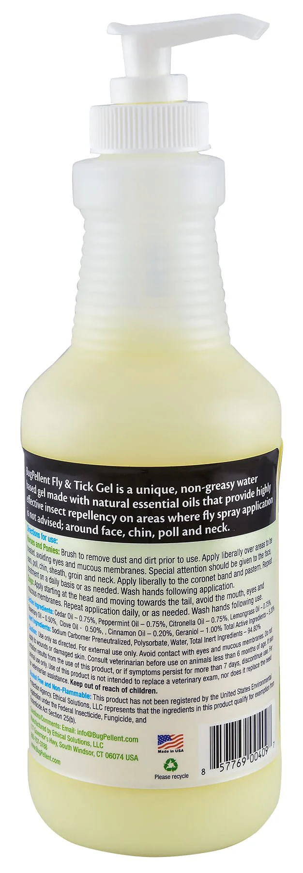 BugPellent Natural Fly & Tick Gel - Healthber