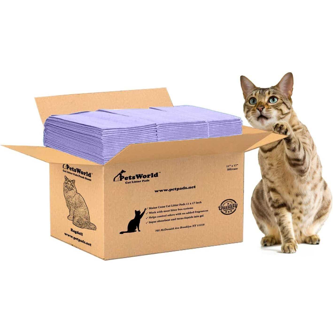 PETSWORLD Cat Pads Refills for Tidy Cats Breeze Litter System for Cat Litter Box - Healthber