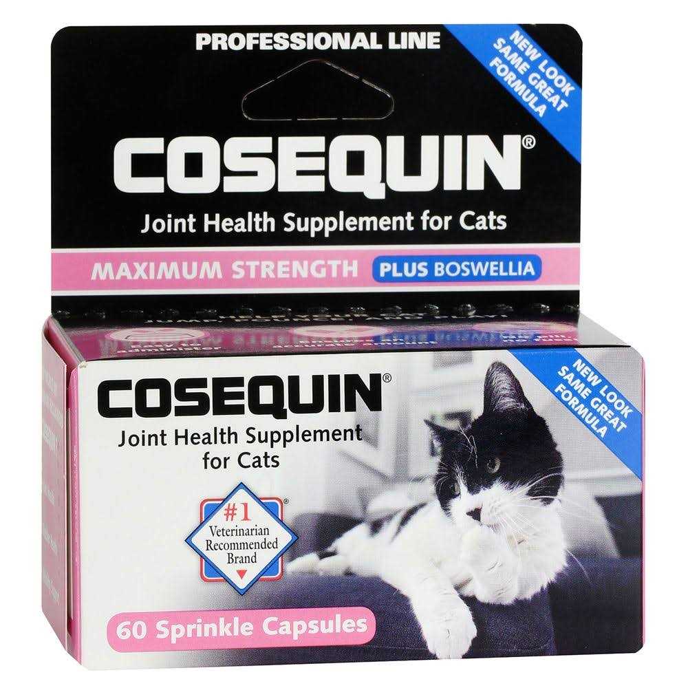 Cosequin Joint Health Maximum Strength + Boswellia Cat Supplement - Healthber