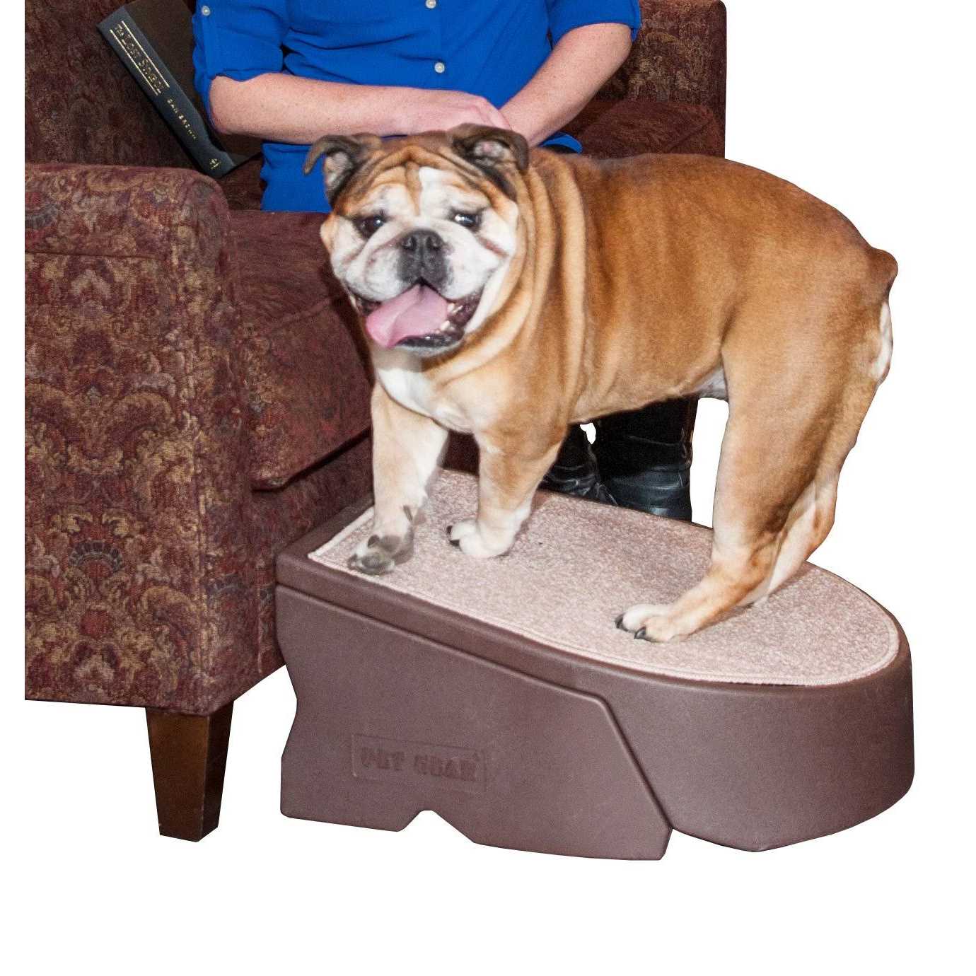 Pet Gear Stramp Stair and Ramp Combination for Dogscats Easy Step L - Healthber