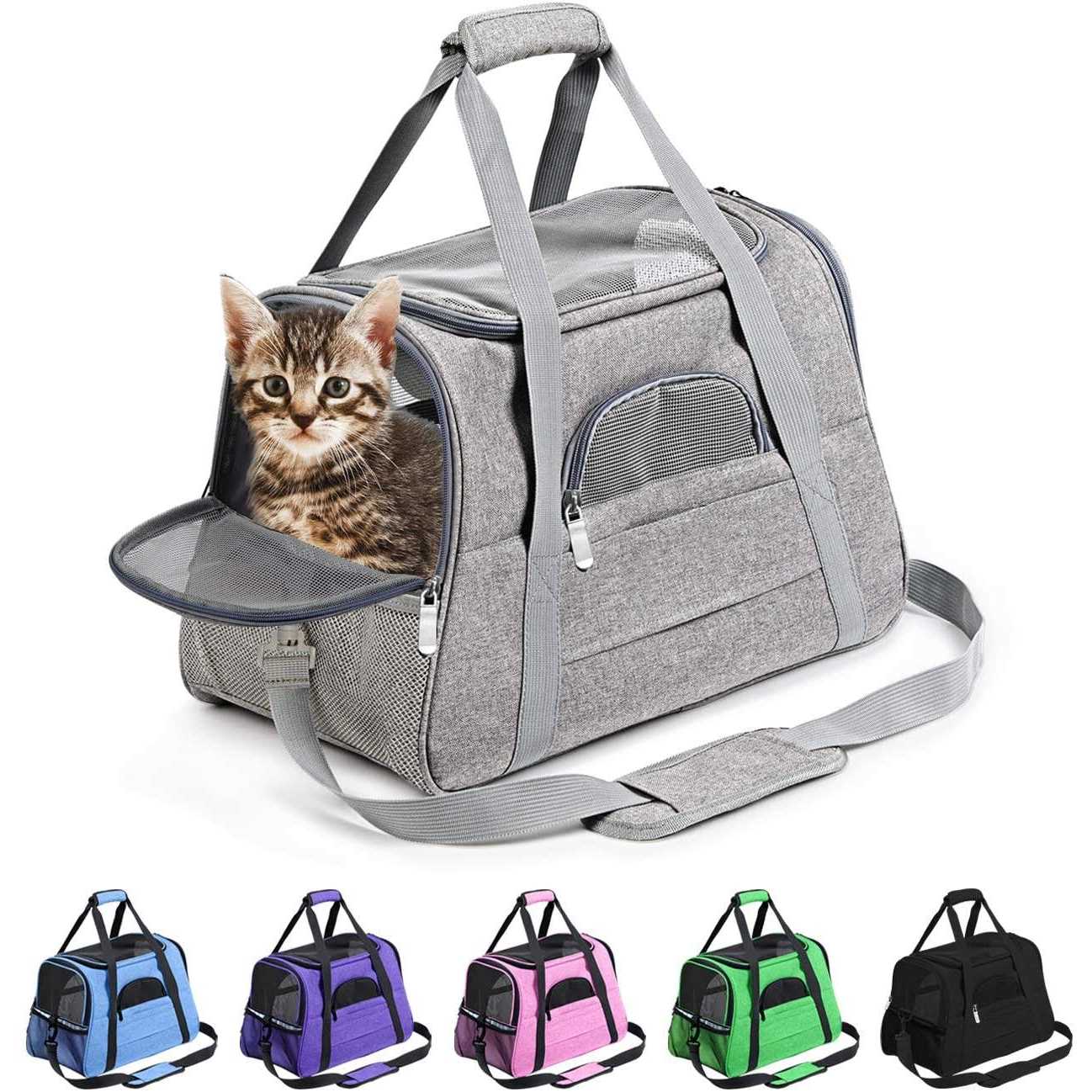 Prodigen Pet Carrier Airline Approved Pet Carrier Dog Carriers for Small Dogs - Healthber