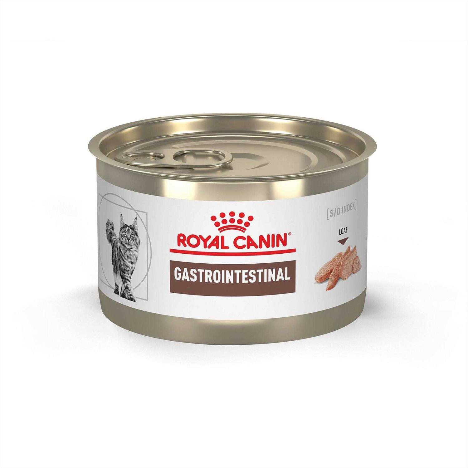 Royal Canin Veterinary Diet Adult Gastrointestinal Loaf in Sauce Canned Cat Food - Healthber