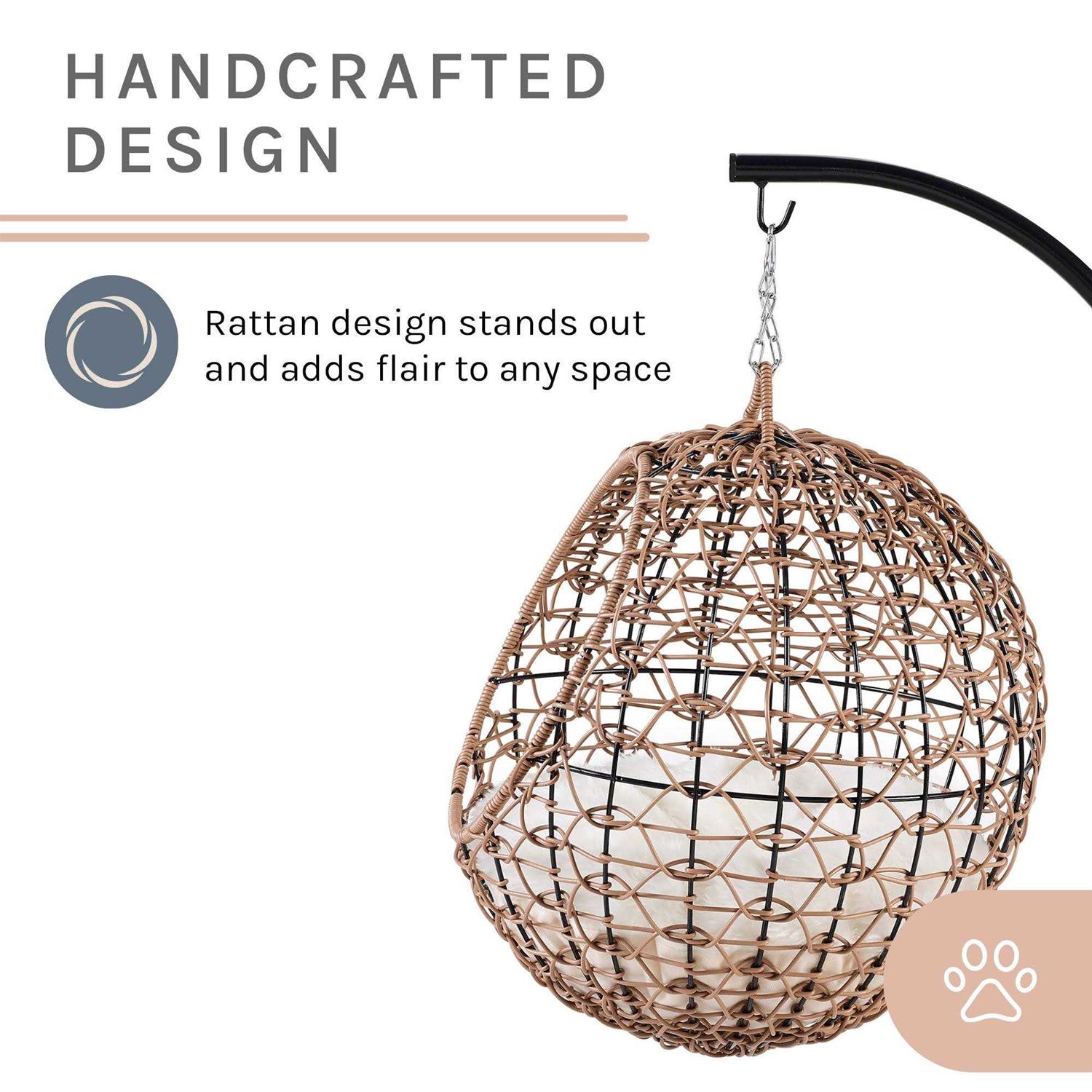 Sam’s Pets Nala Hanging Egg Cat Condo - Healthber