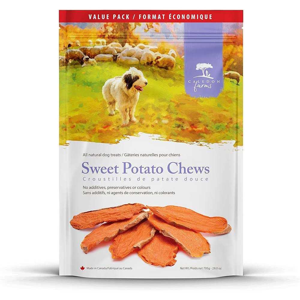 Caledon Farms Dog Treats Sweet Potato Chews - Healthber