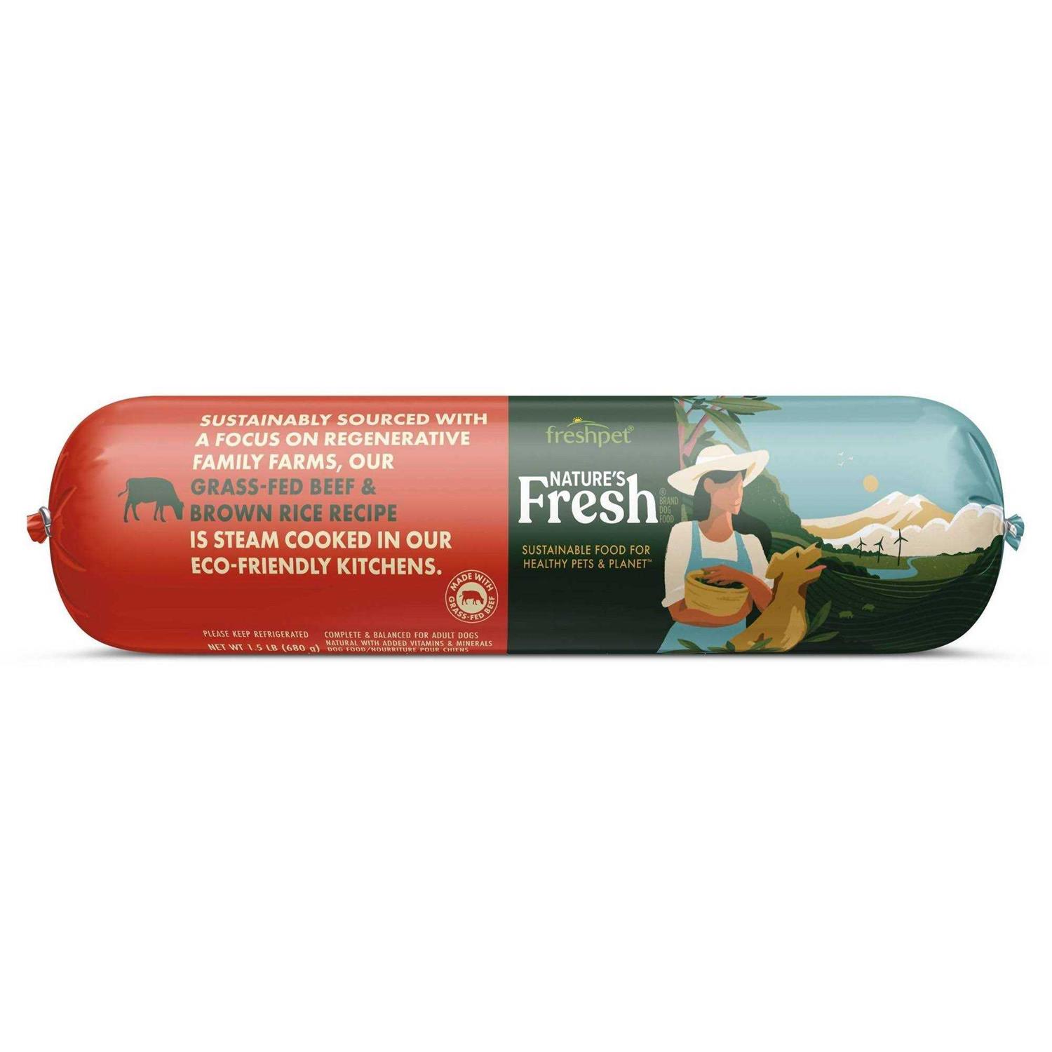 Freshpet Nature’s Fresh Beef Recipe Dog Food - Healthber