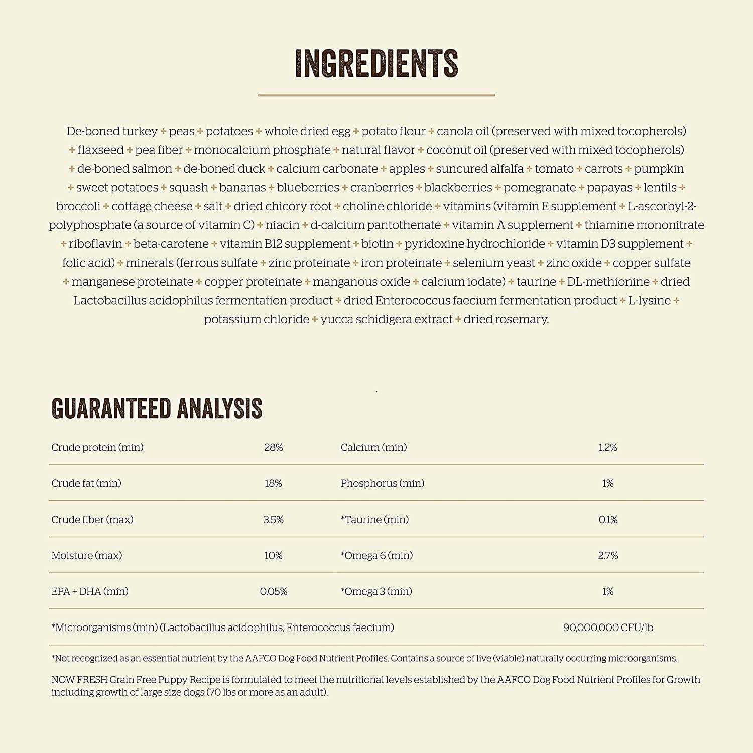 Now Fresh Grain-Free Puppy Recipe Dry Dog Food - Healthber