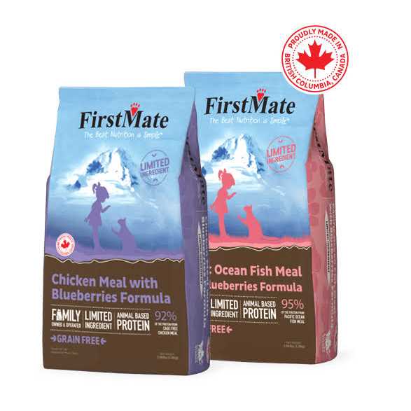 FirstMate Cat Free Duck Blueberries Food - Healthber