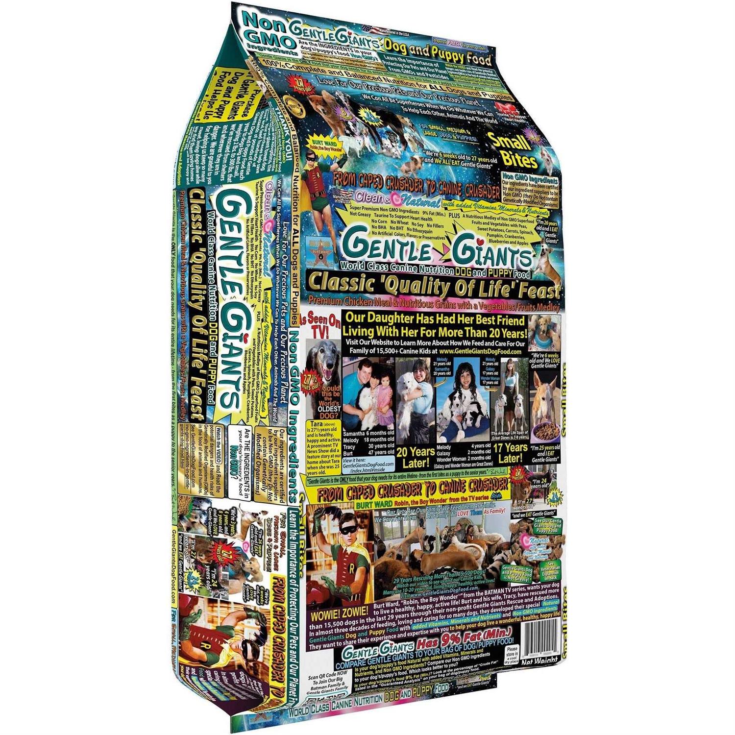 Gentle Giants Natural Non-GMO Dog & Puppy Chicken Dry Dog Food - Healthber