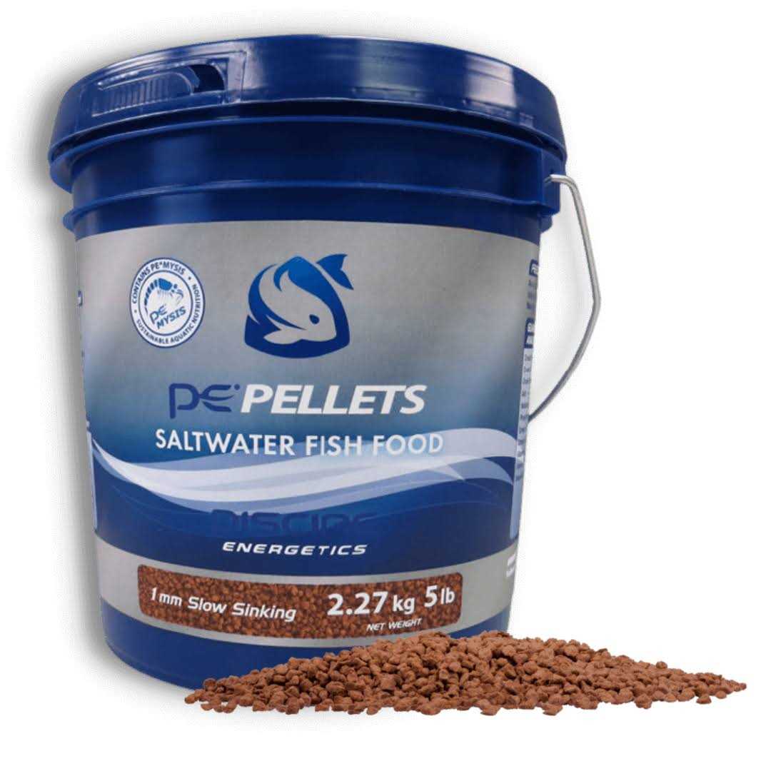 Piscine Energetics PE Pellets Saltwater Fish Food - Healthber
