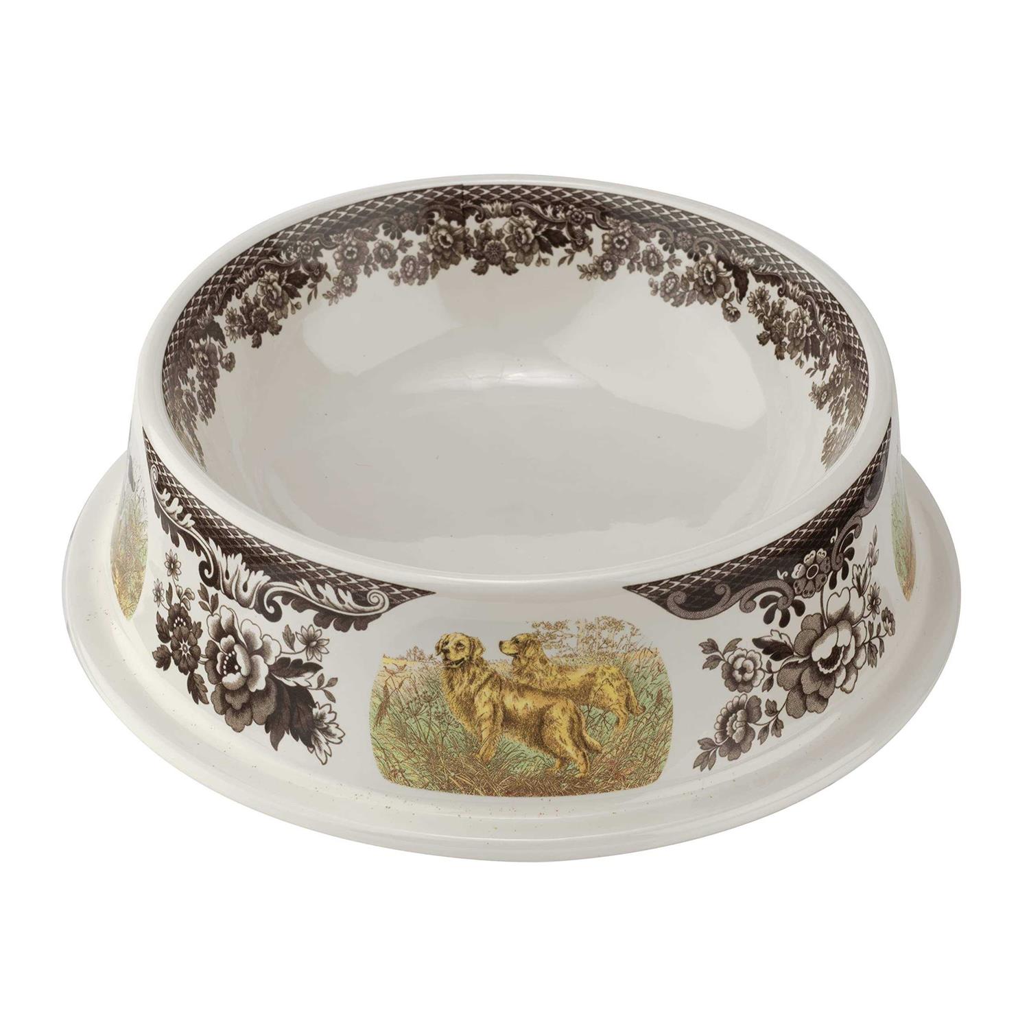 Spode Woodland Hunting Dogs Pet Bowl - Healthber