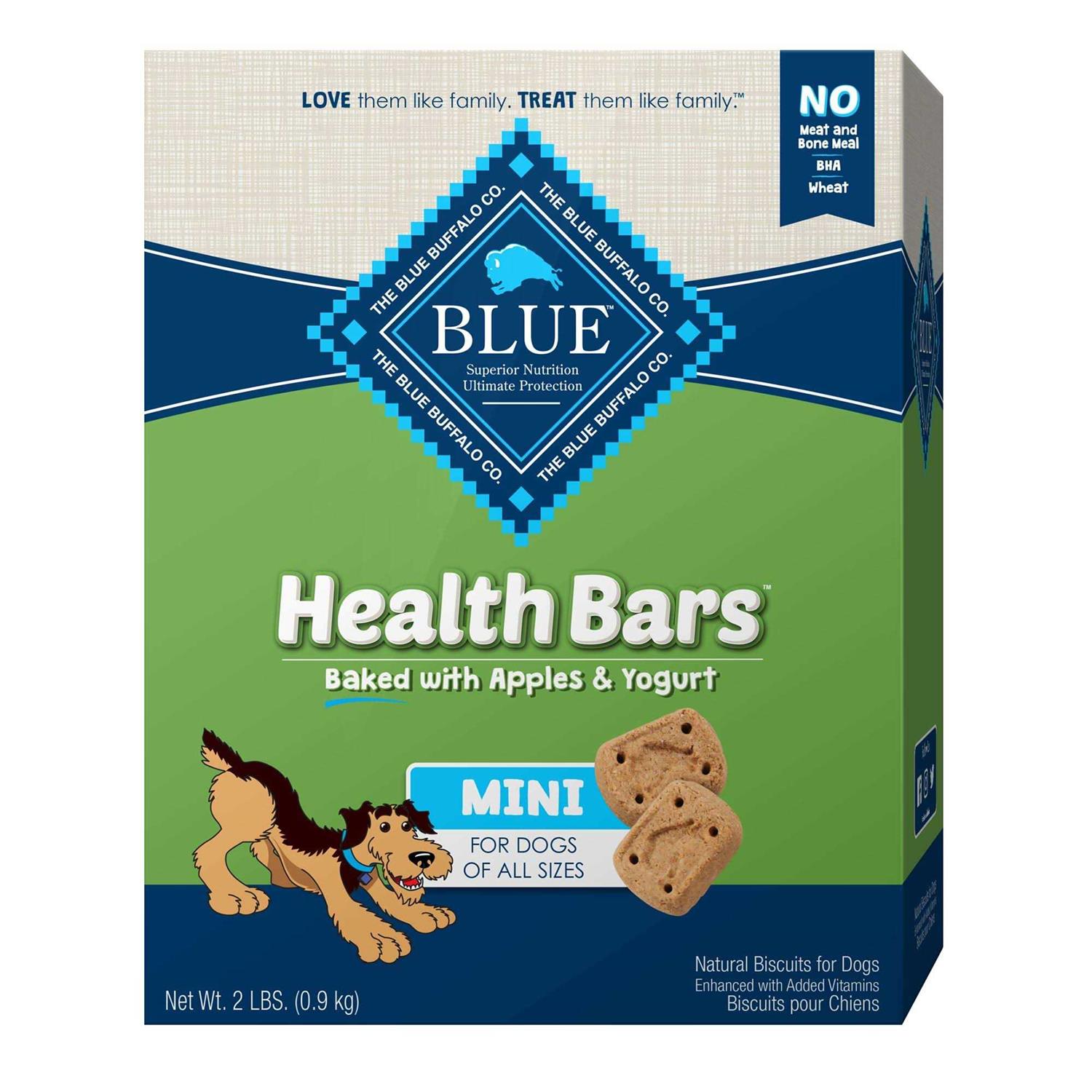 Blue Buffalo Health Bars Mini Natural Crunchy Dog Treats - Healthber