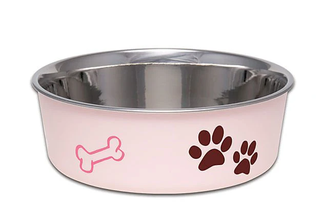 Loving Pets Bella Dog Bowls, Stainless Steel - Healthber