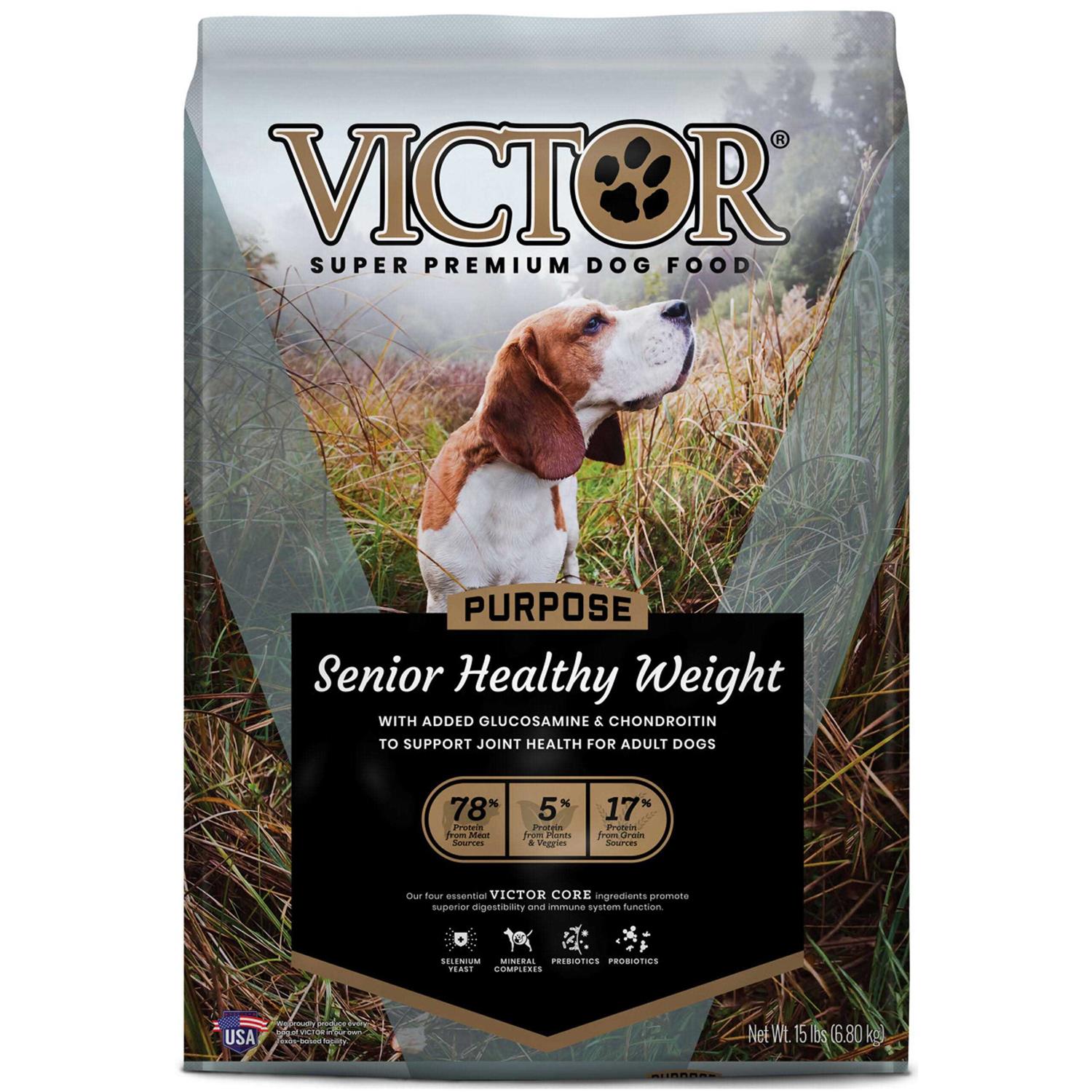 Victor Senior Healthy Weight Dry Dog Food - Healthber