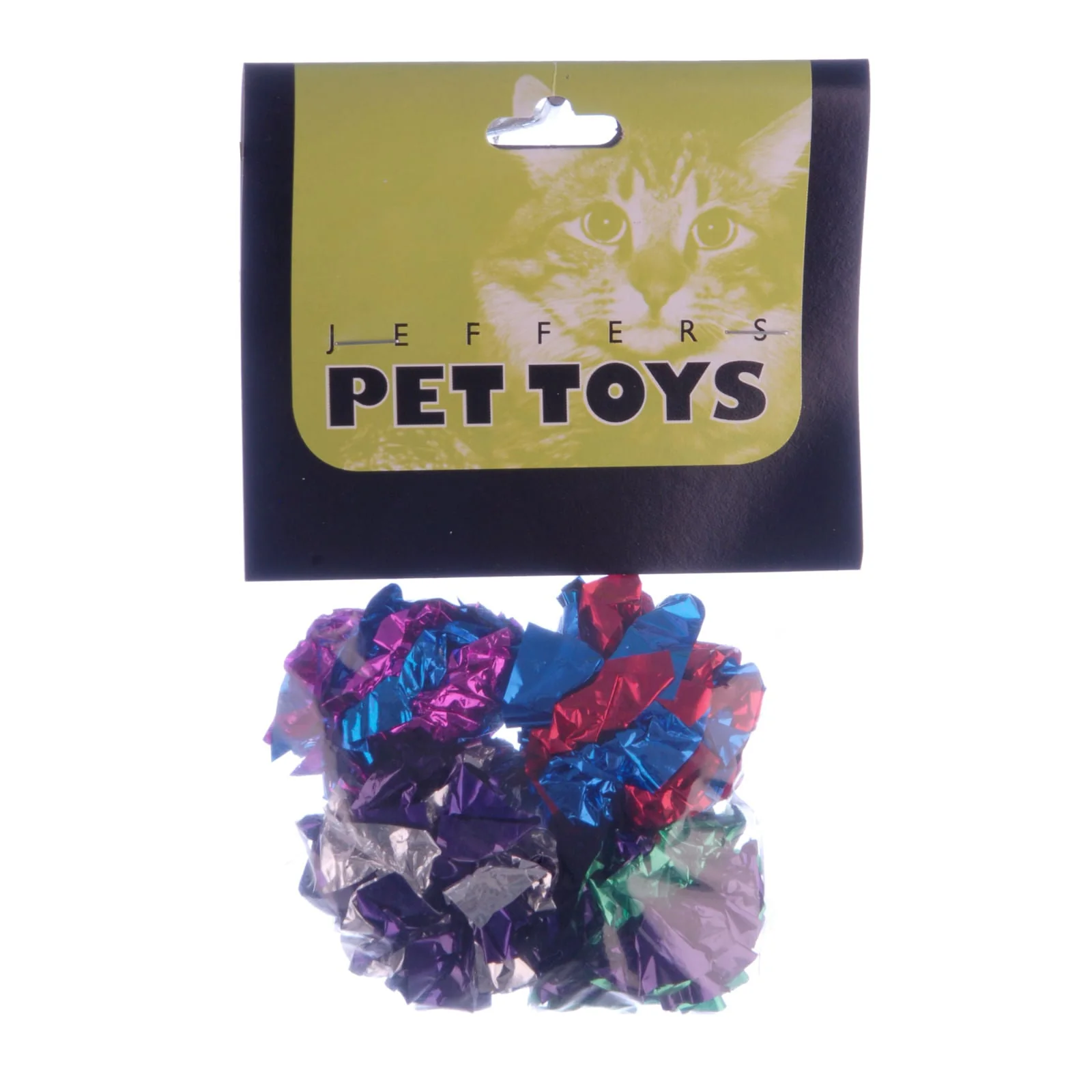 Mylar Crackle Balls Cat Toys, 4 pk - Healthber