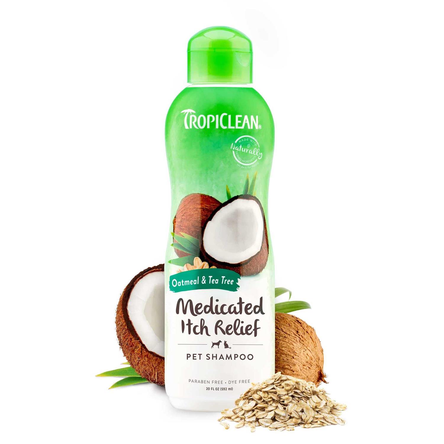 Tropiclean Shampoo Medicated Oatmeal & Tea Tree - Healthber