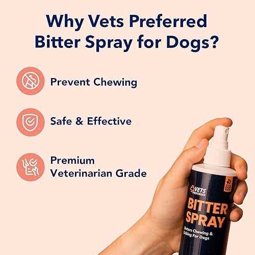 Vets Preferred Advanced Bitter Spray for Dogs - Healthber