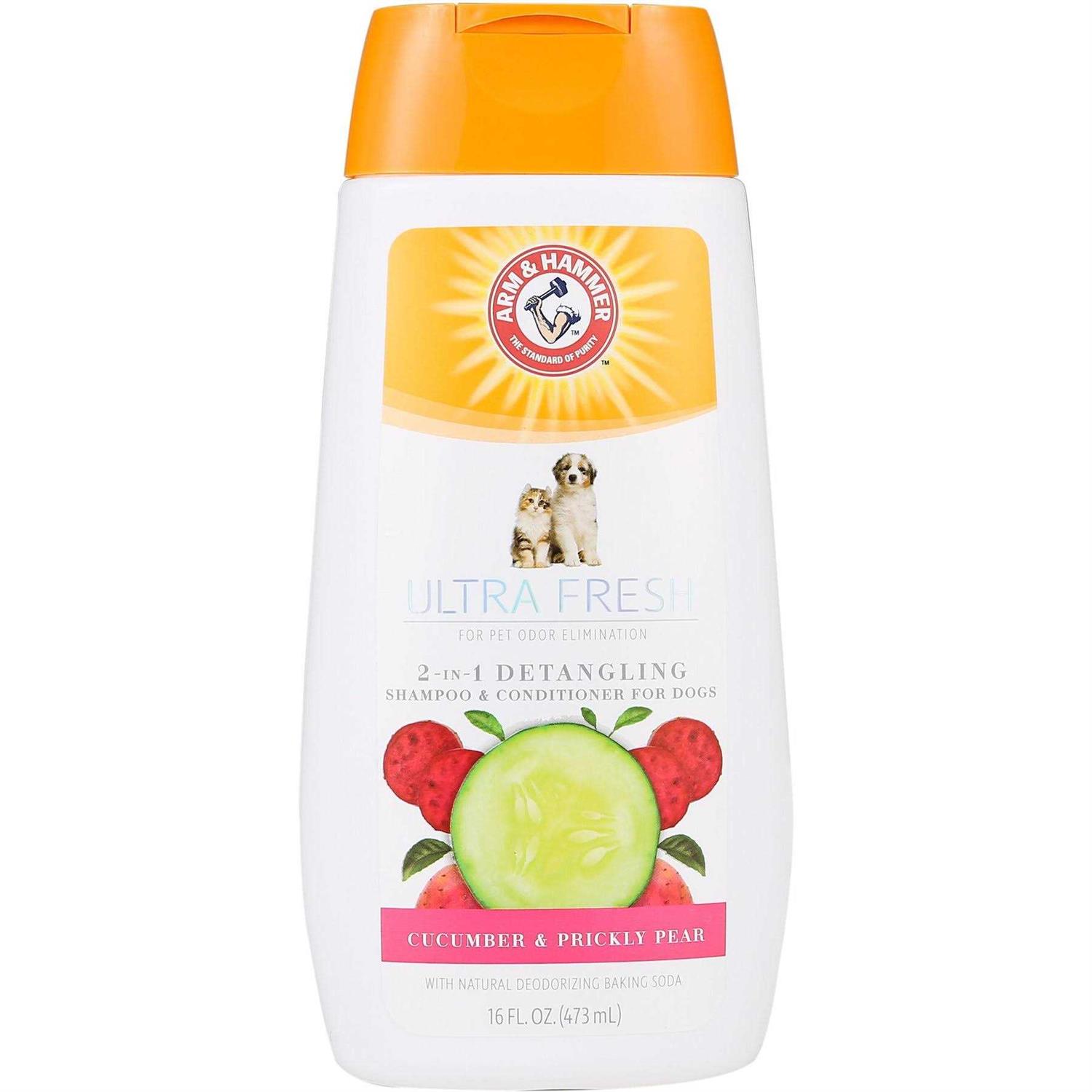 Arm & Hammer Ultra Fresh 2-in-1 Detangling Dog Shampoo + Conditioner - Healthber