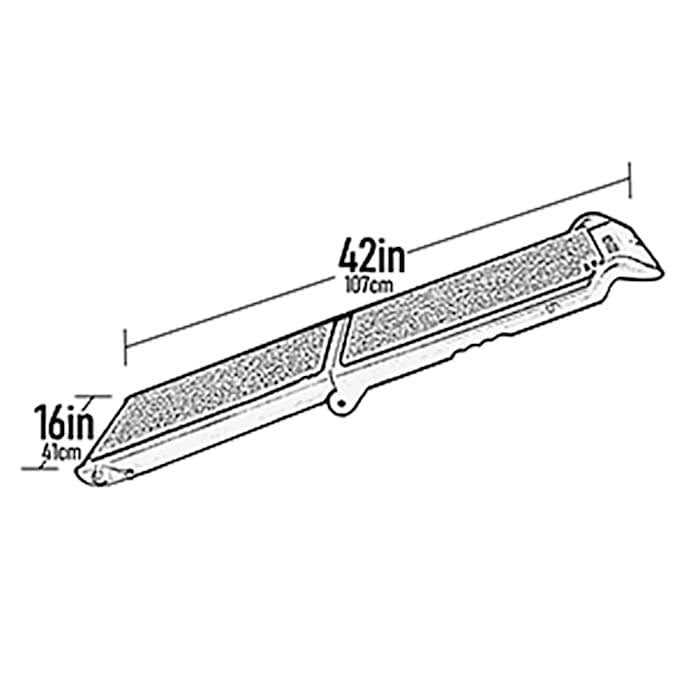Pet Gear Bi-Fold Travel Lite Pet Ramp with supertraX - Healthber