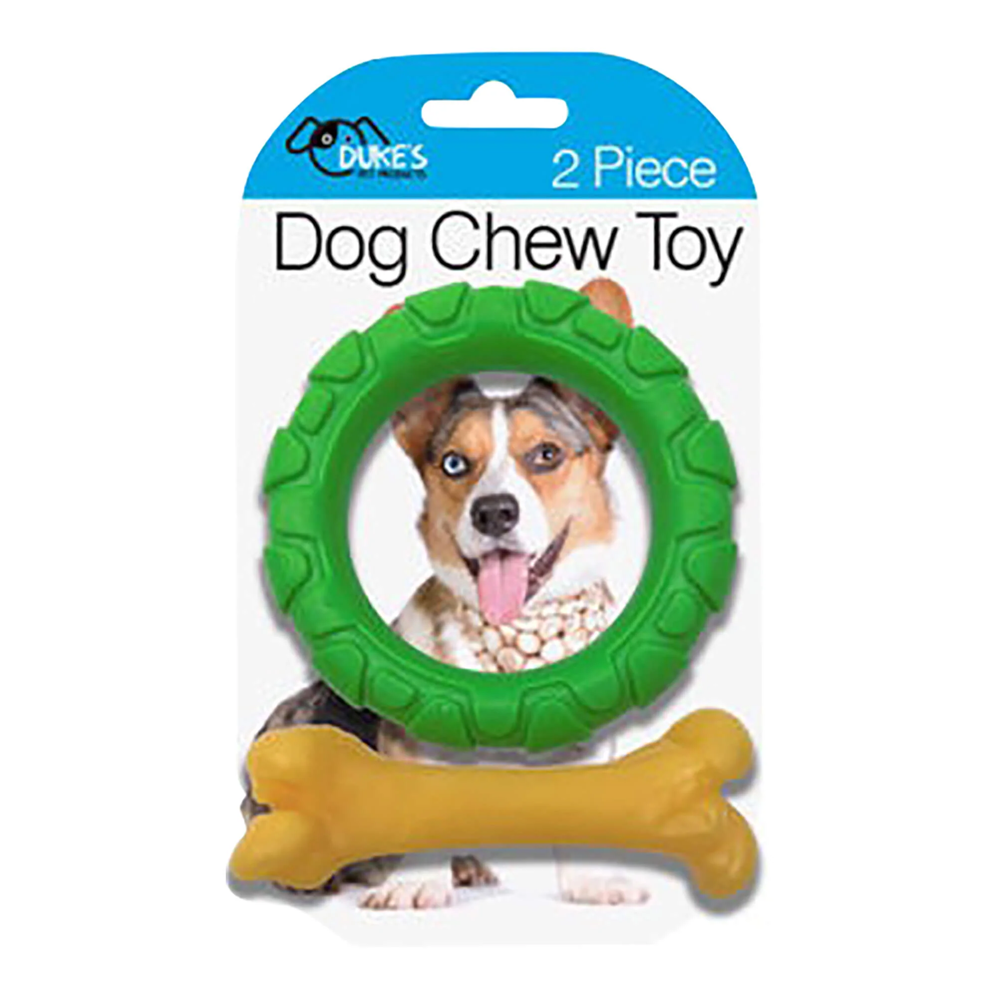 Puppy Ring and Bone Chew Toys, 2 pk - Healthber