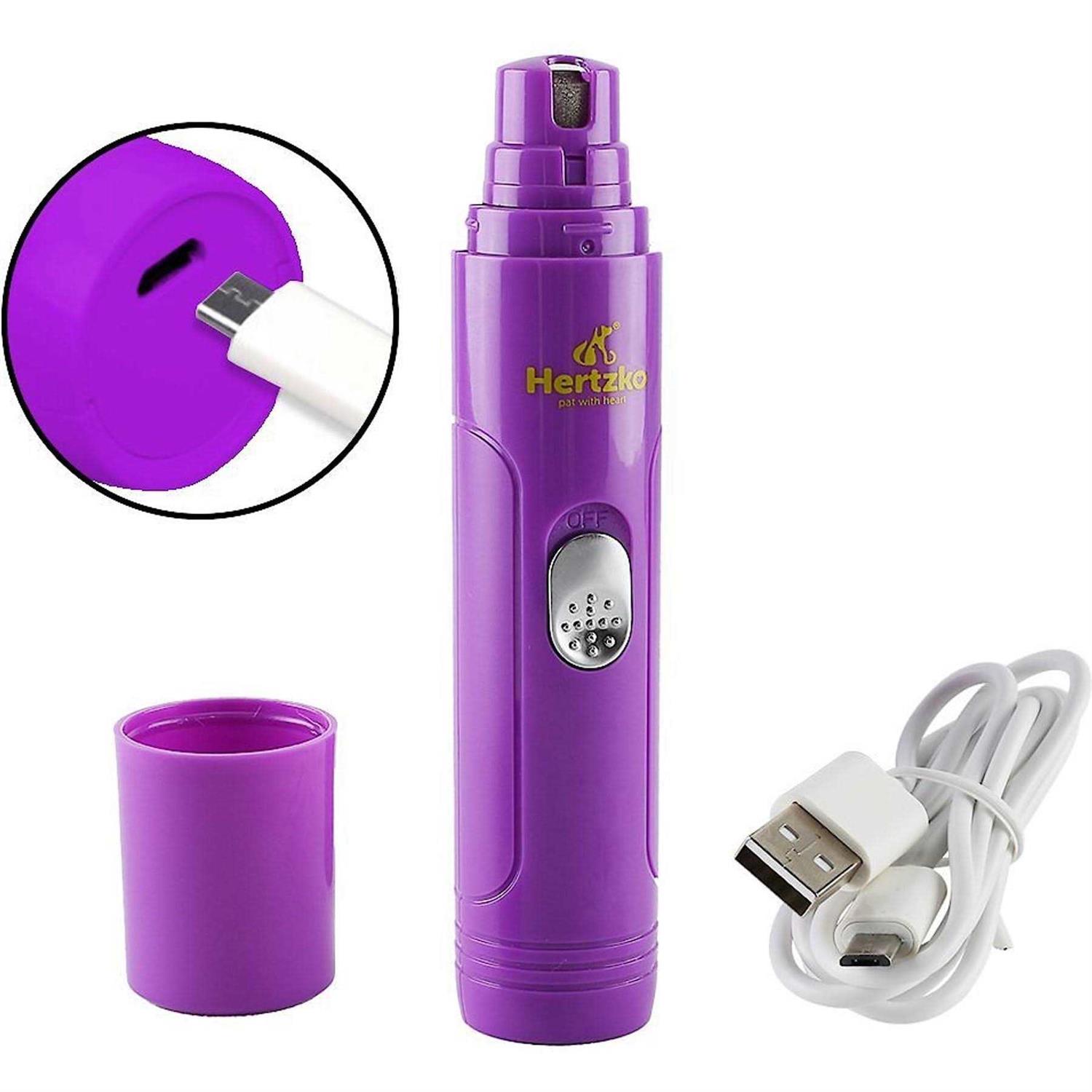 Hertzko Electric Dog Nail Grinder Painless Nail Tool for Puppies - Healthber