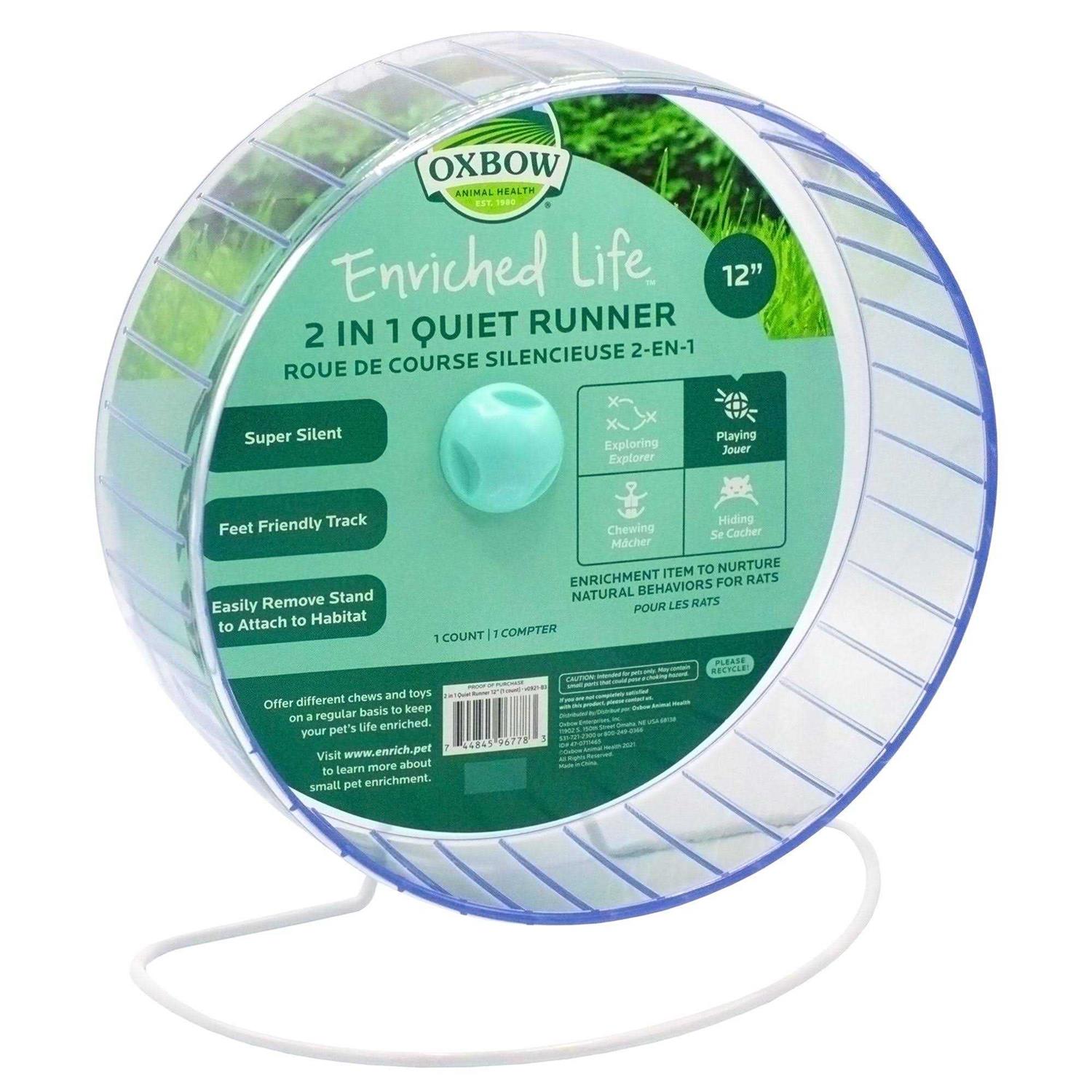 Oxbow Enriched Life 2 in 1 Quiet Runner - Healthber
