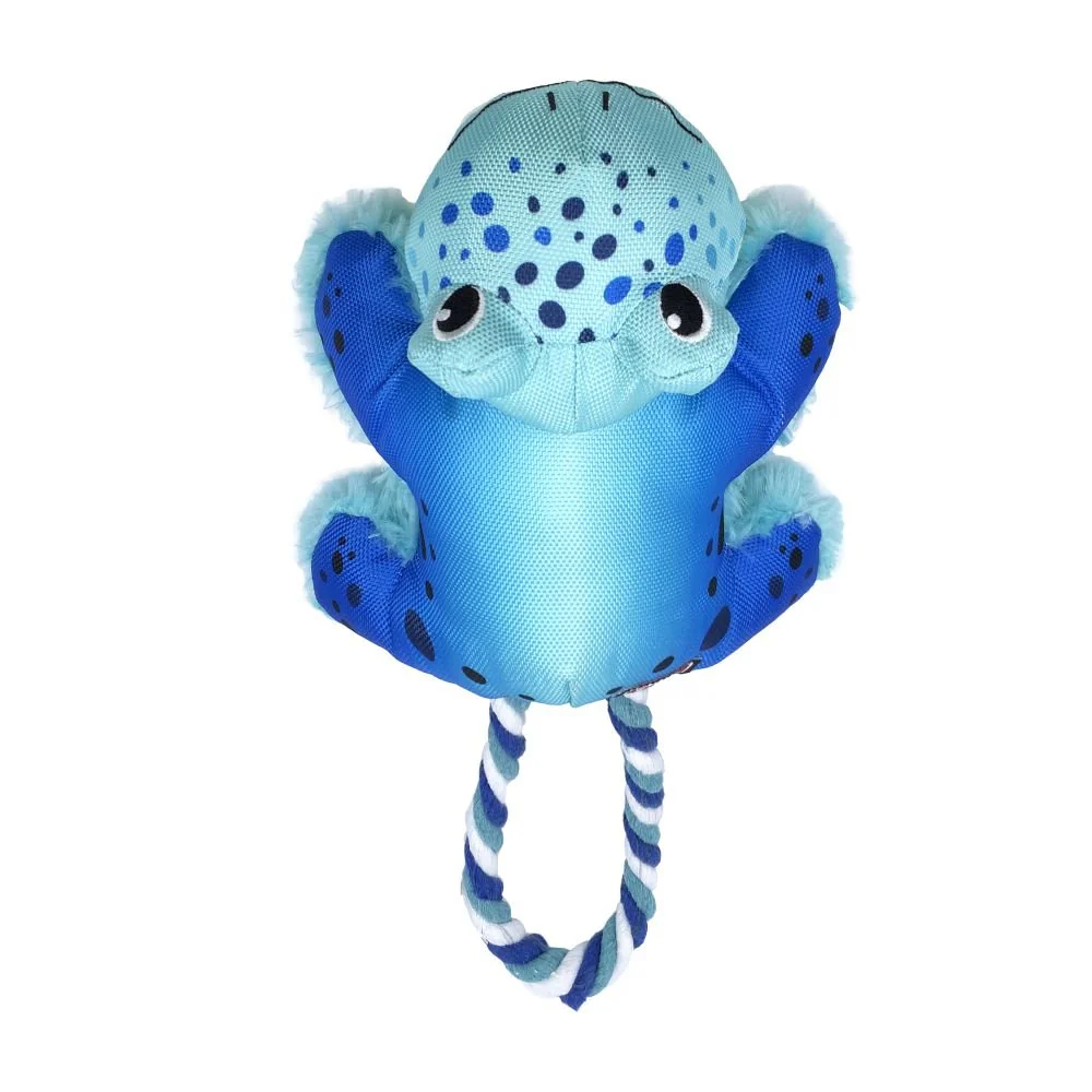 KONG Cozie Tuggz Frog - Healthber