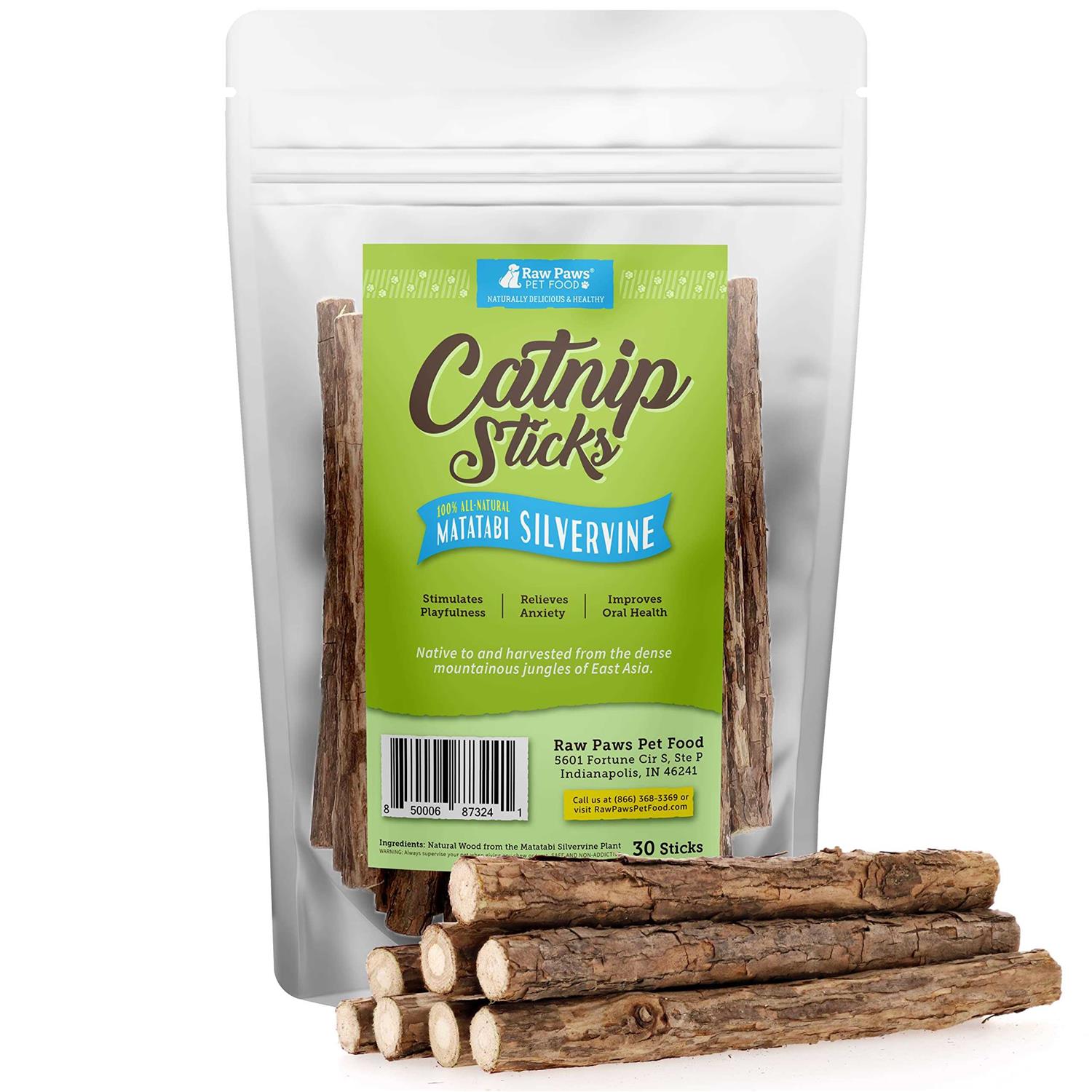 Raw Paws Silvervine for Cats Silvervine Cat toys for Indoor Cats - Healthber