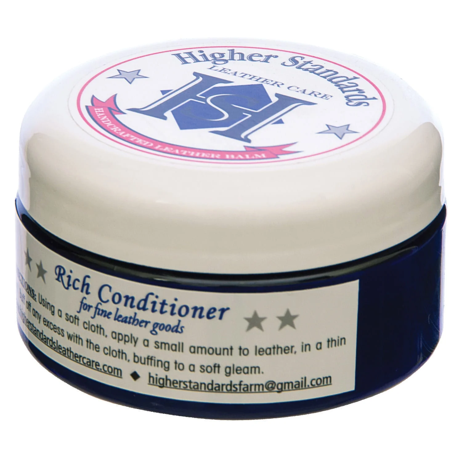 Higher Standards Leather Balm, 8 oz - Healthber