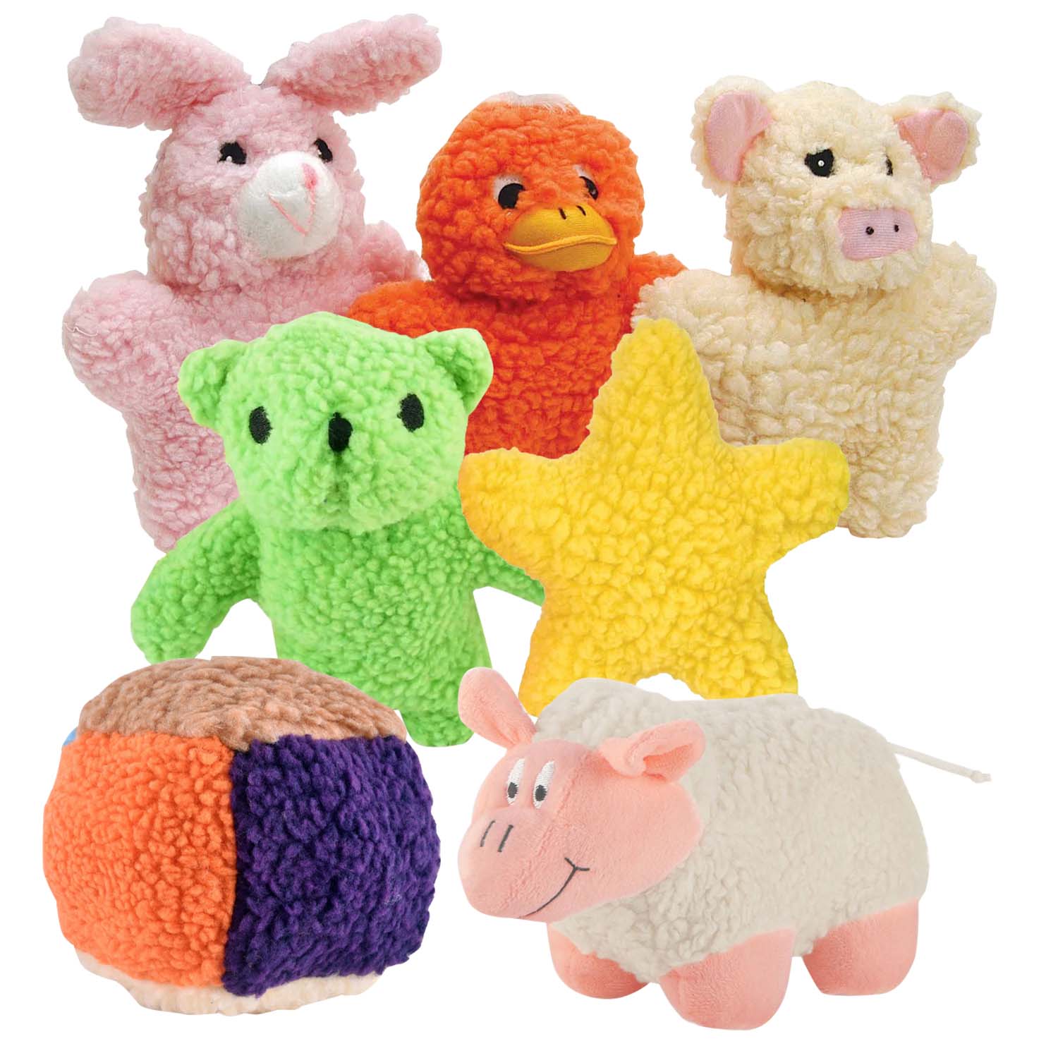 Fleece Toys Share the Love, 7 Piece Kit - Healthber