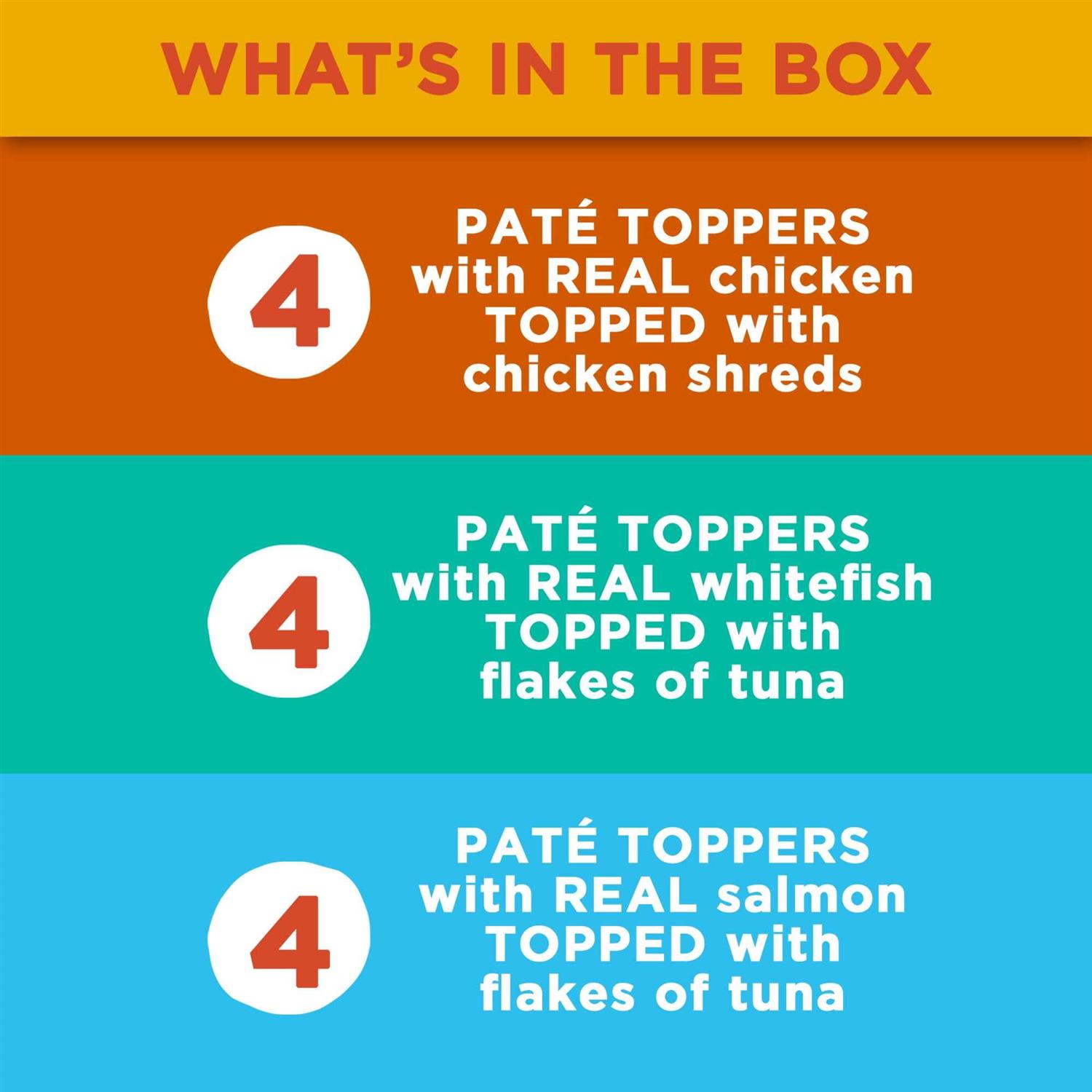 Meow Mix Pate Toppers Seafood & Poultry Variety Pack Wet Cat Food - Healthber