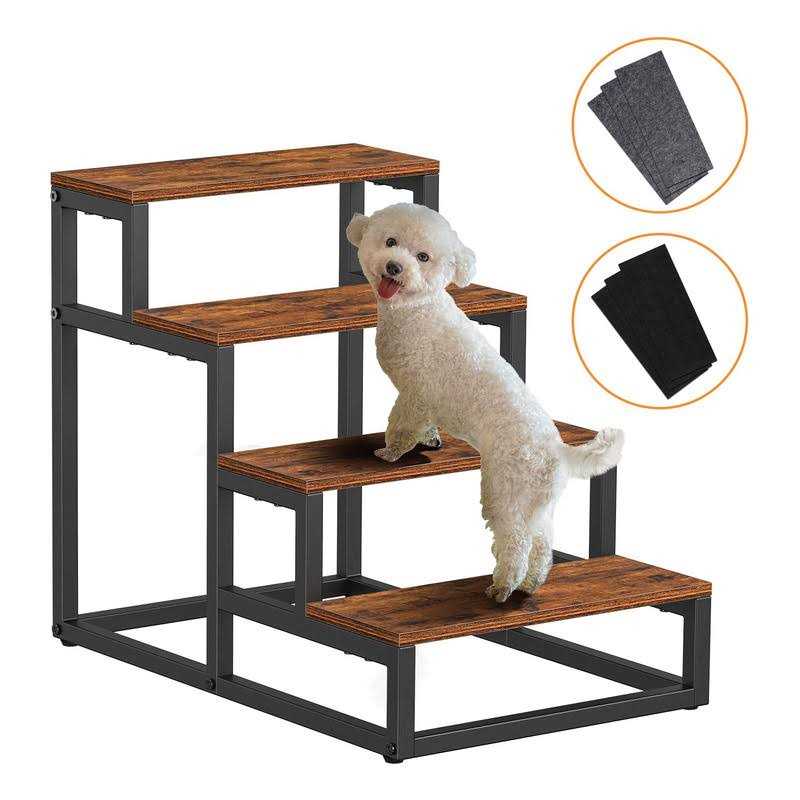 Sweetbin Wooden Pet Stairs/Pet Steps for All Dogs and Cats Up to 150Lbs - Healthber
