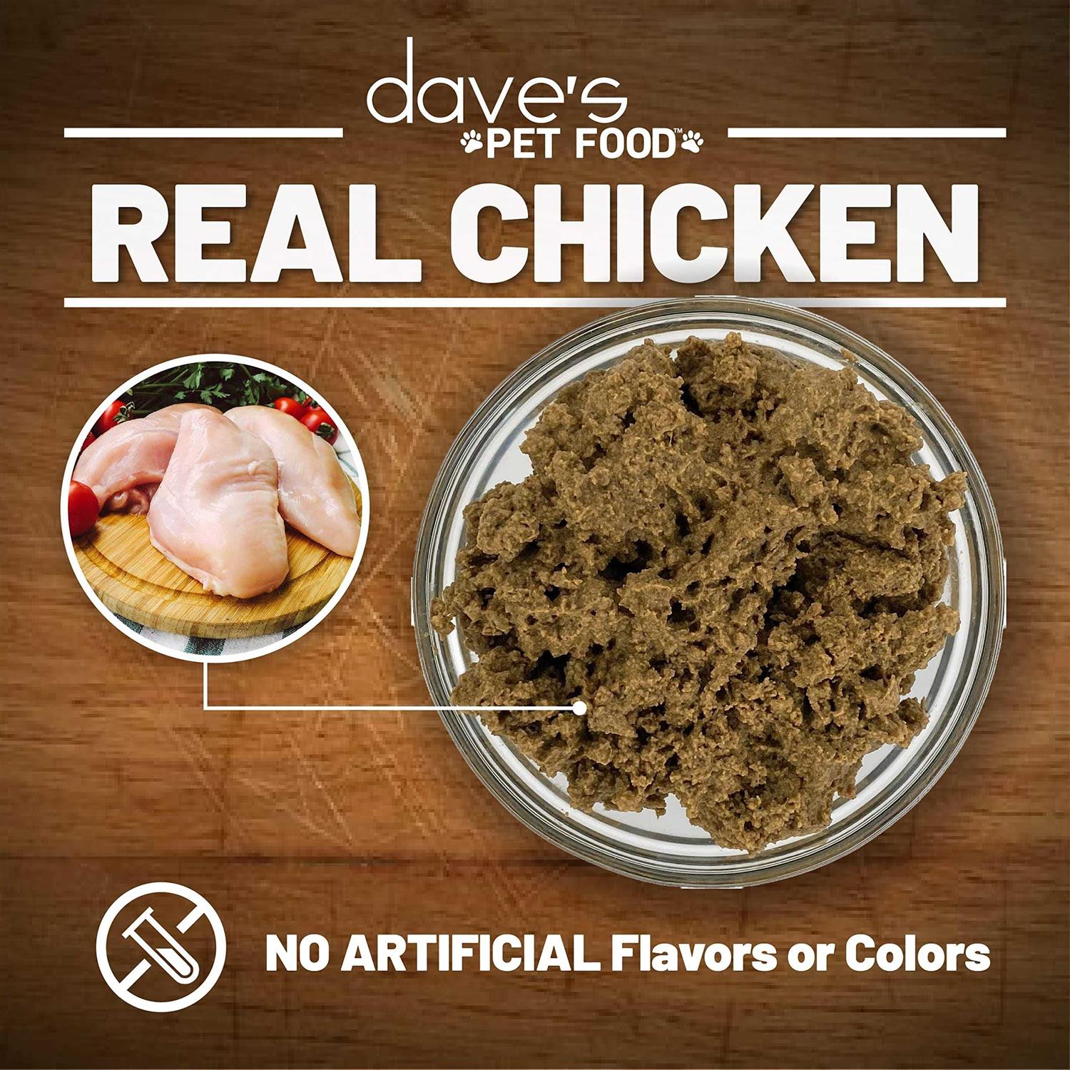 Dave’s Pet Food Restricted Phosphorus Diet Chicken Canned Cat Food - Healthber