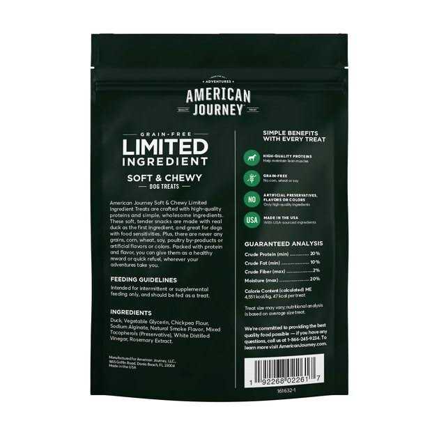 American Journey Limited Ingredient Grain-Free Recipe Soft & Chewy Dog Treats - Healthber