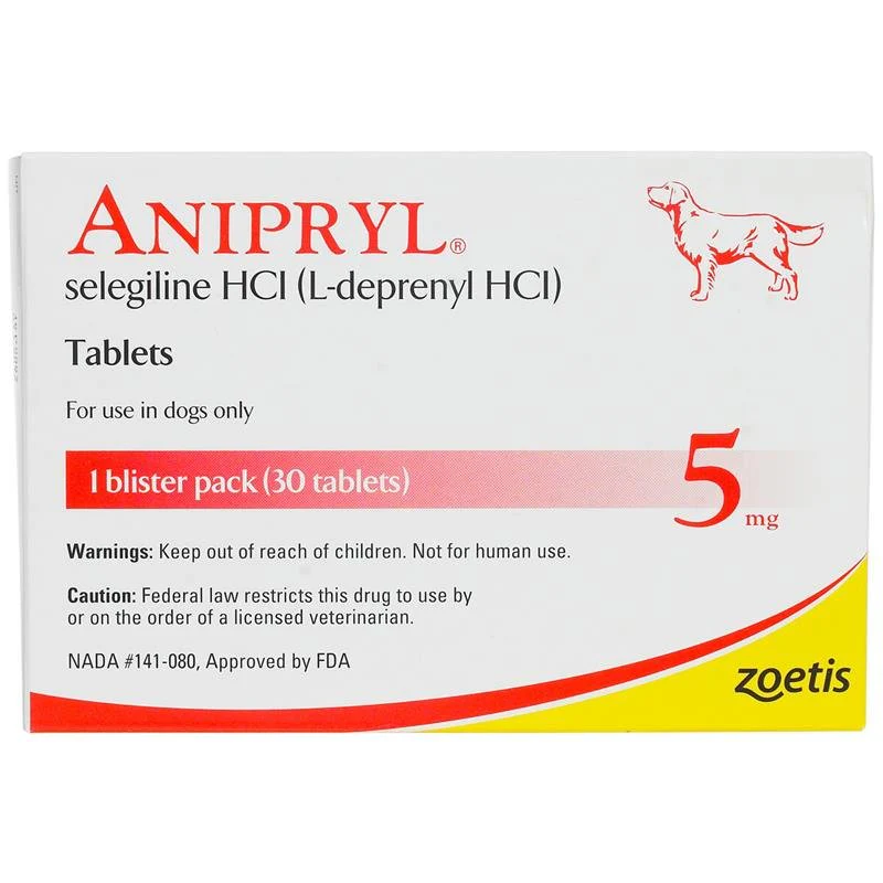Rx Anipryl selegilline HCl (L-deprenyl HCl) Tablets for Dogs - Healthber