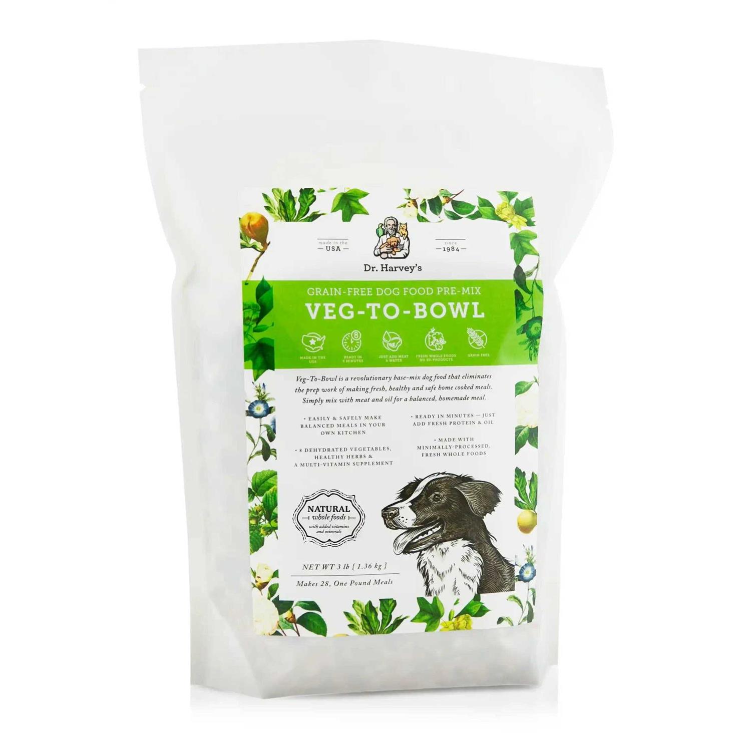 Dr. Harvey&s Veg-to-Bowl Grain-Free Dog Food Pre-Mix - Healthber