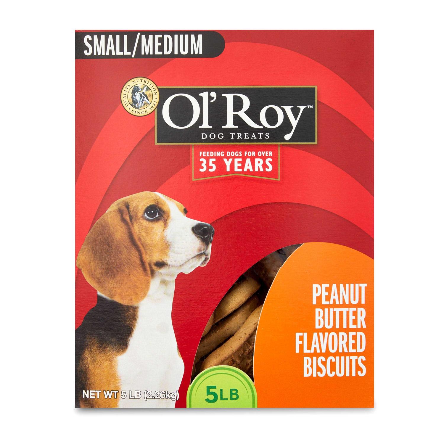 Ol’ Roy Peanut Butter Flavored Biscuits - Healthber
