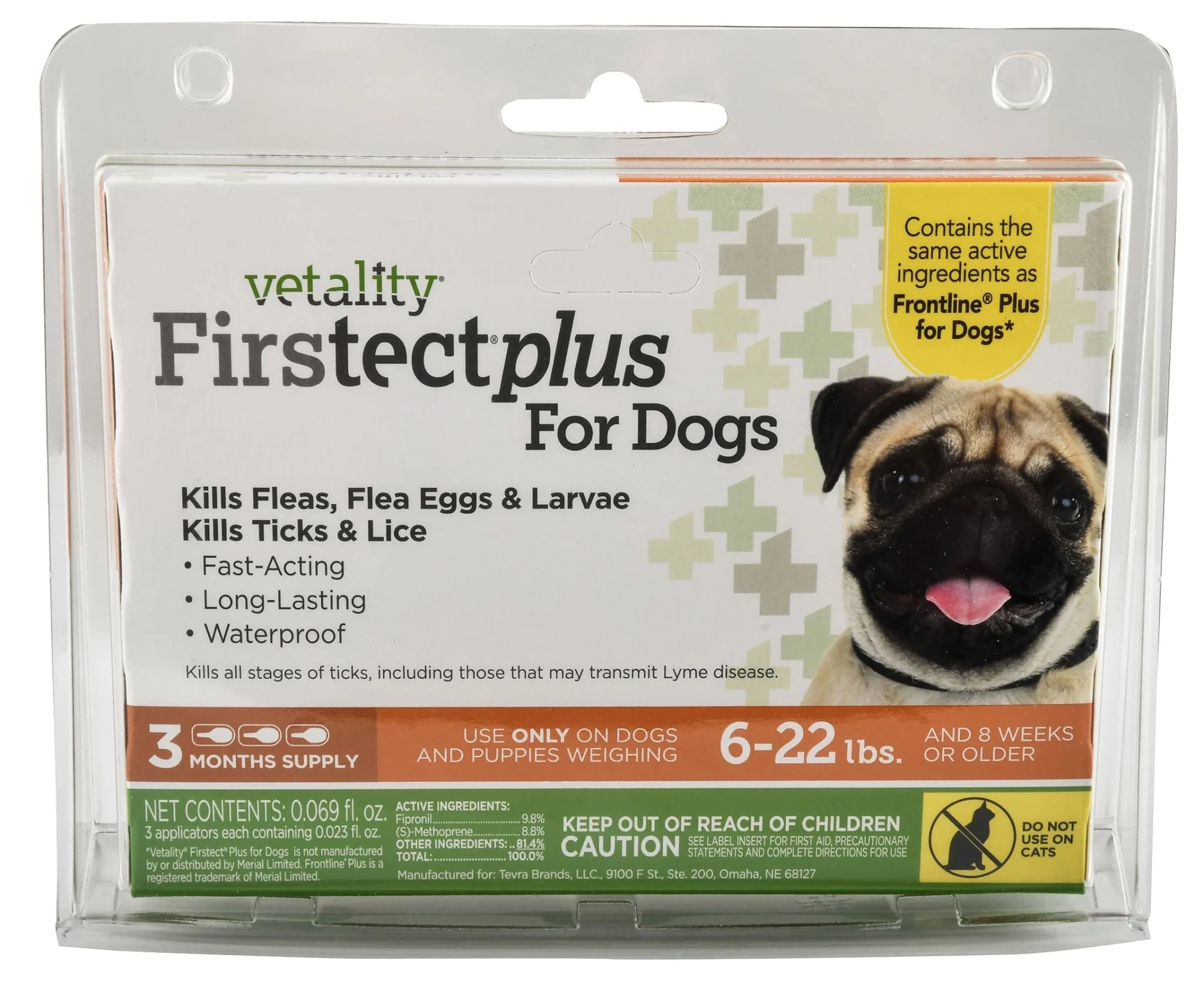 Vetality Firstect Plus for Dogs, 3-pack - Healthber