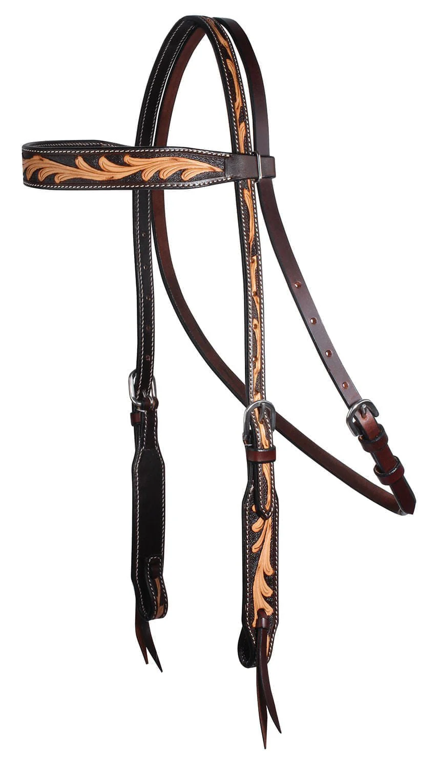 Professional's Choice Floral Browband Headstall - Healthber