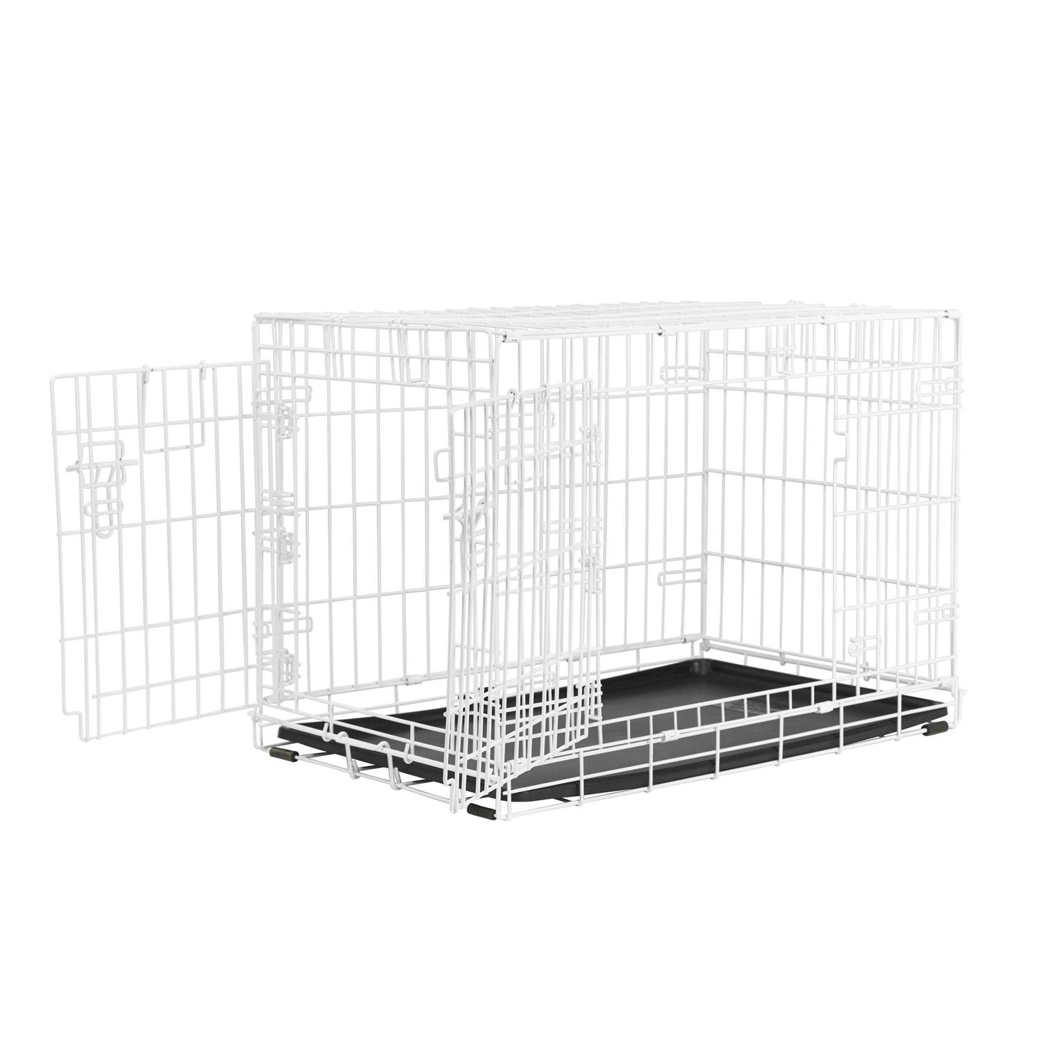 EveryYay White 2-Door Dog Crate H - Healthber