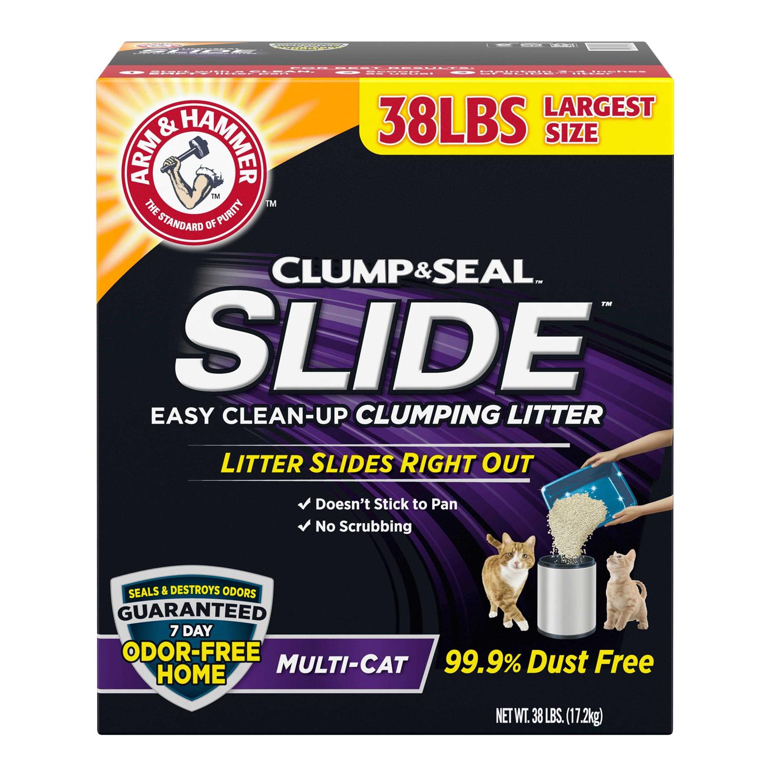 Arm & Hammer Slide Easy Clean-Up Clumping Cat Litter - Healthber