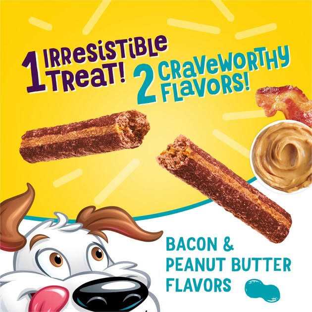 Beggin’ Dog Treat Flavor Stix with Bacon & Peanut Butter Flavor - Healthber