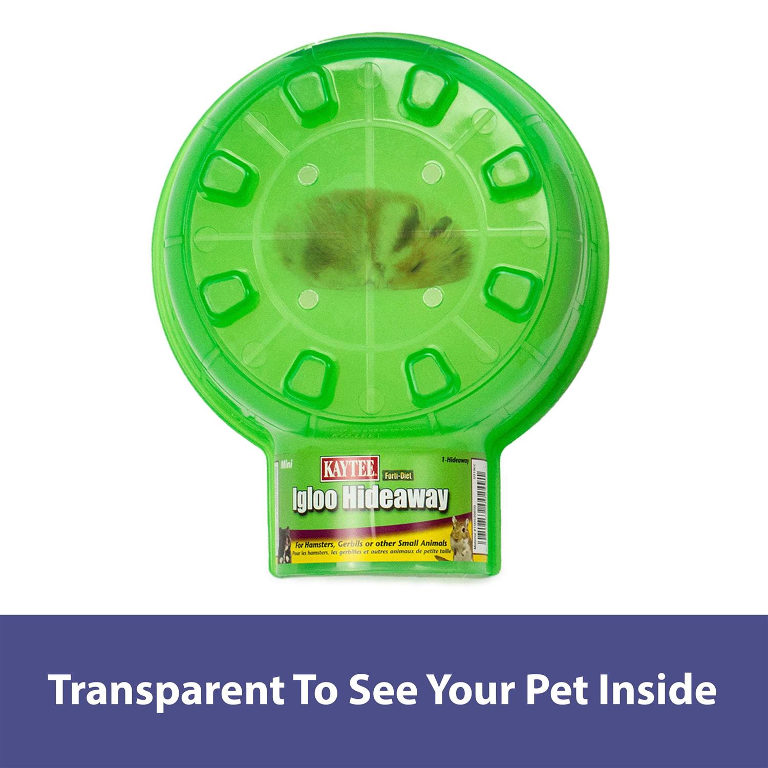 Kaytee Forti-Diet Mini Igloo Hideout for Small Animals - Healthber